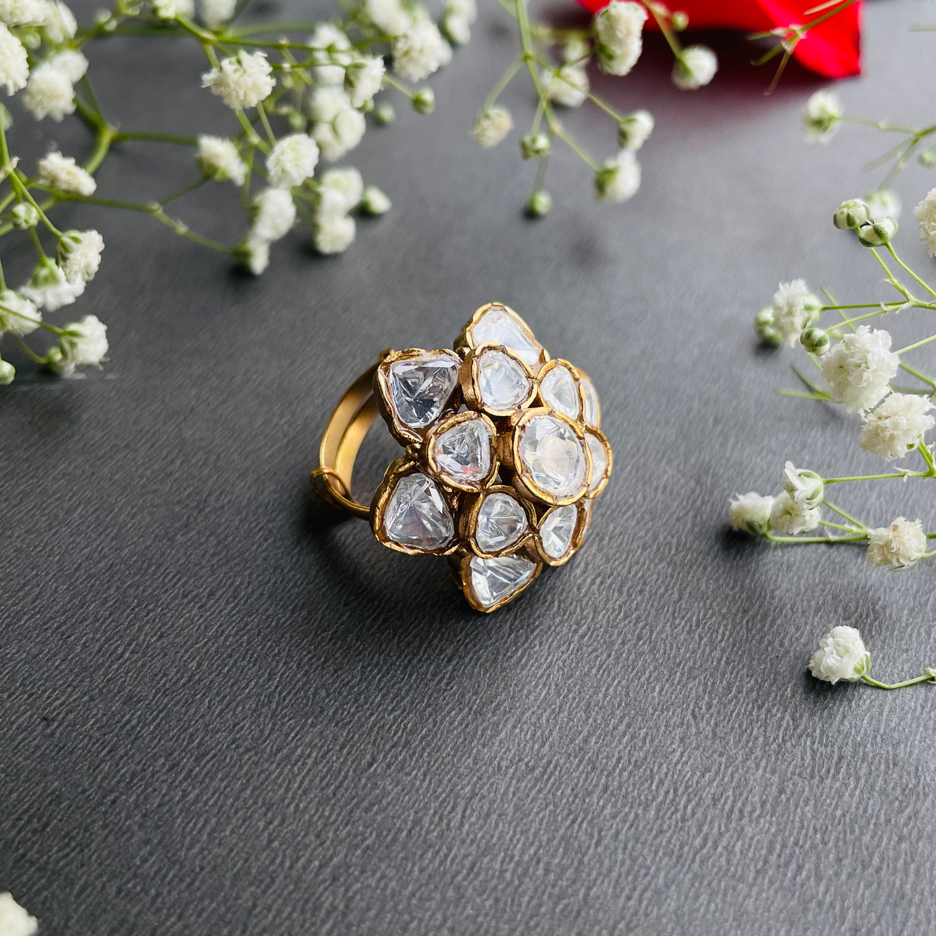 Nayaab Divya Polki ring