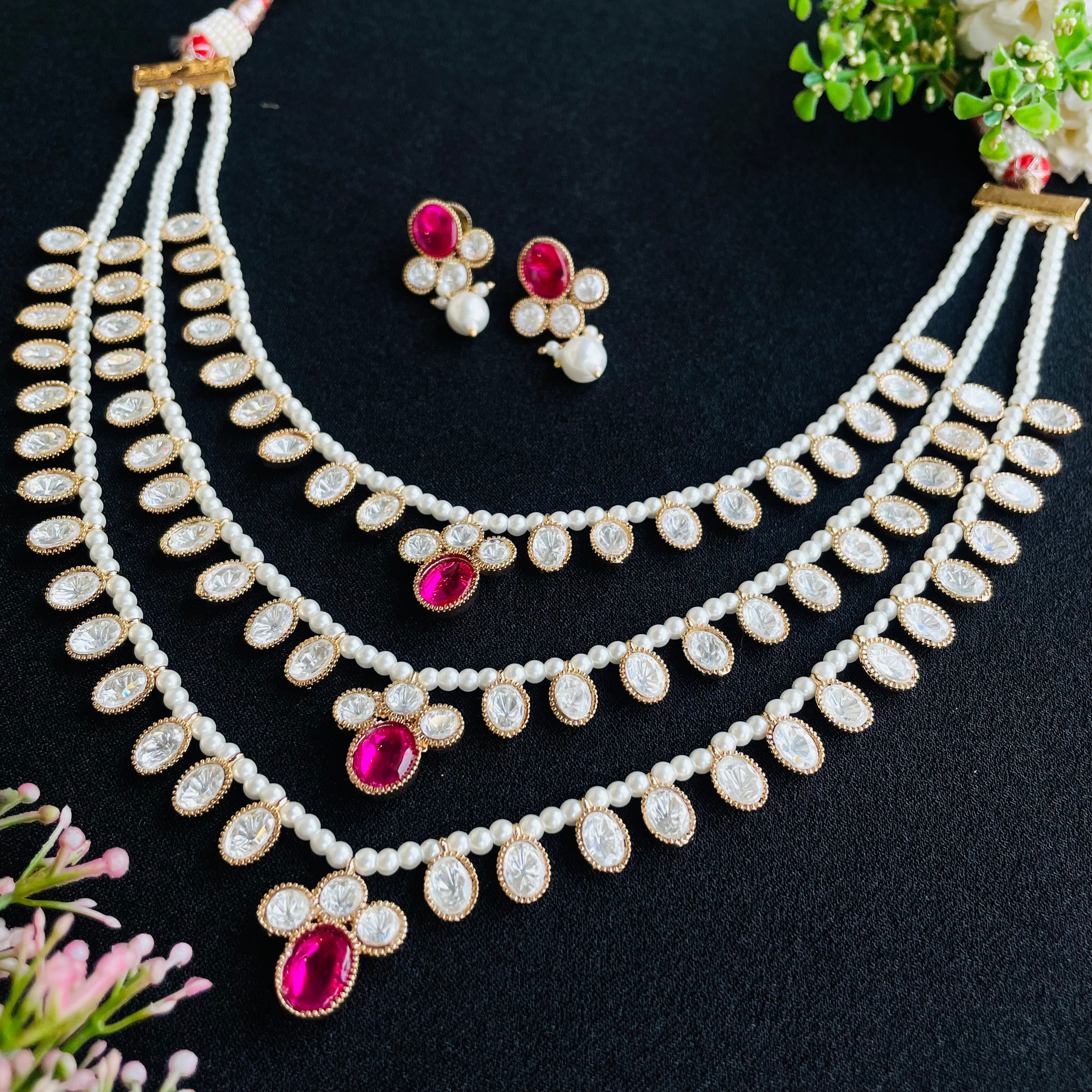 Nayaab devanshi polki neckpiece