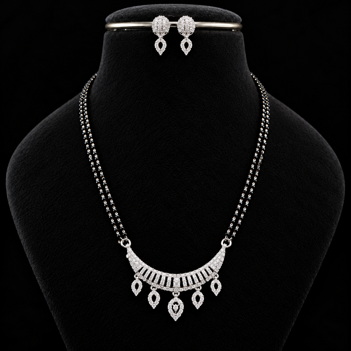 Arohi Silver Mangalsutra