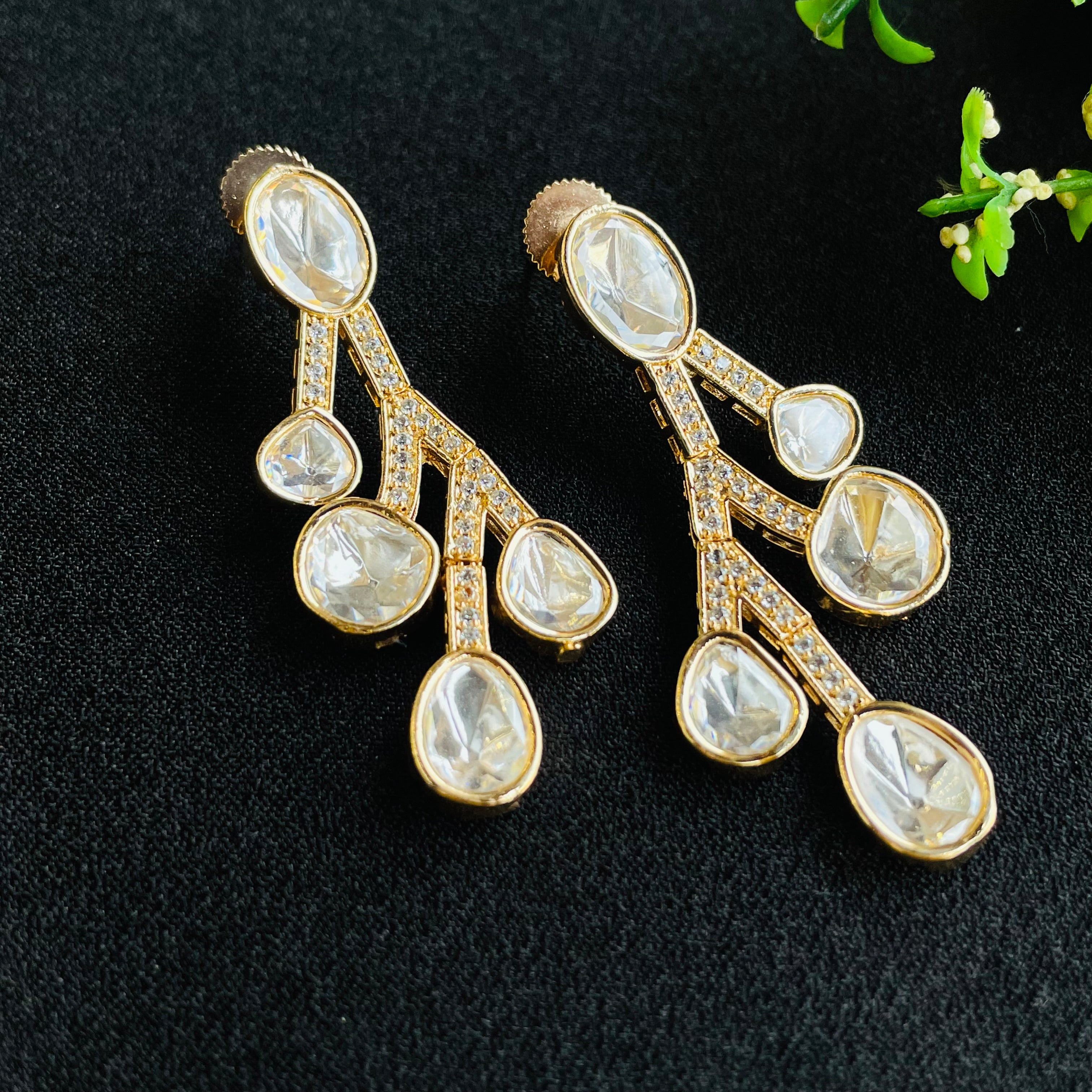 Nayaab Meher Polki Earrings
