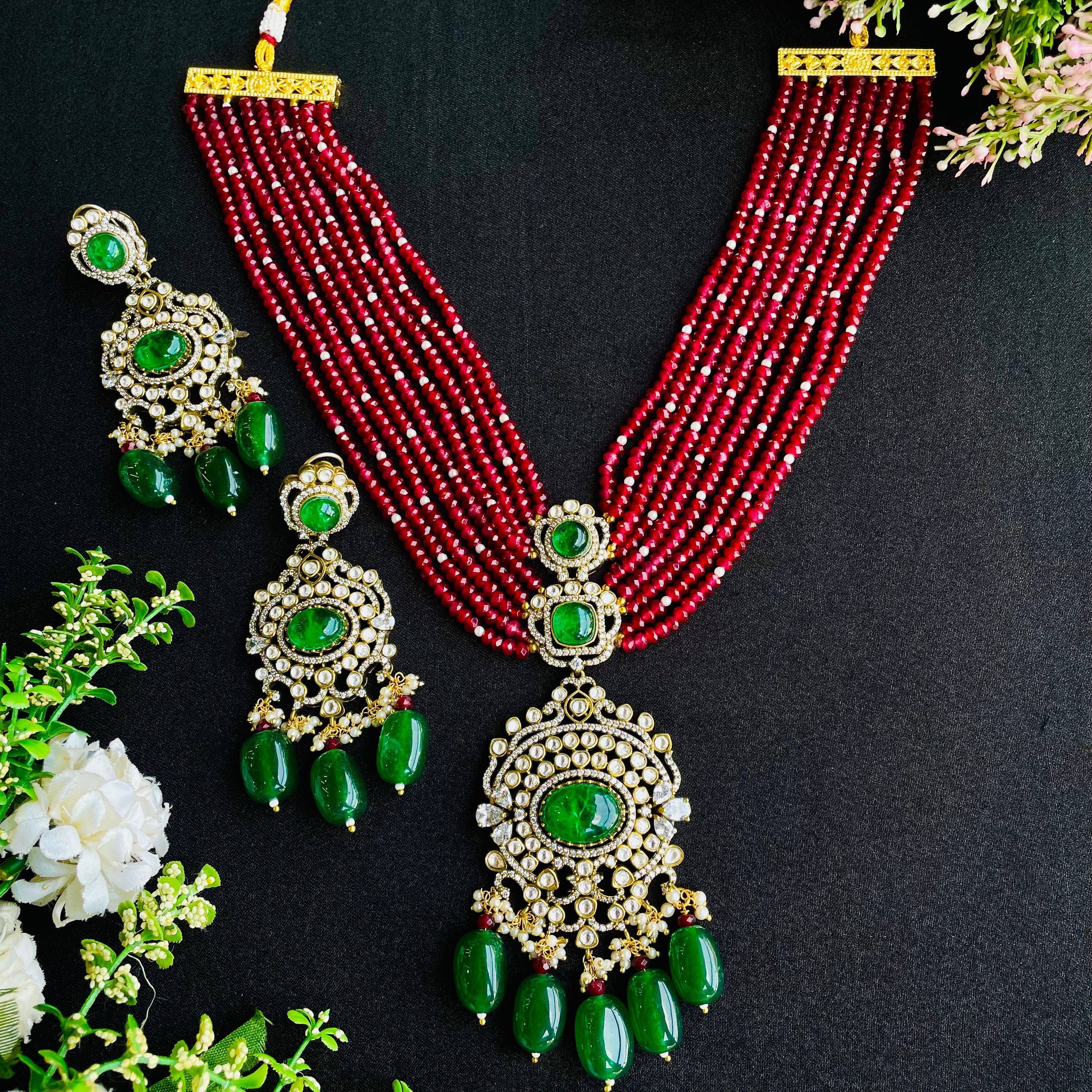 nayaab adya Polki neckpiece