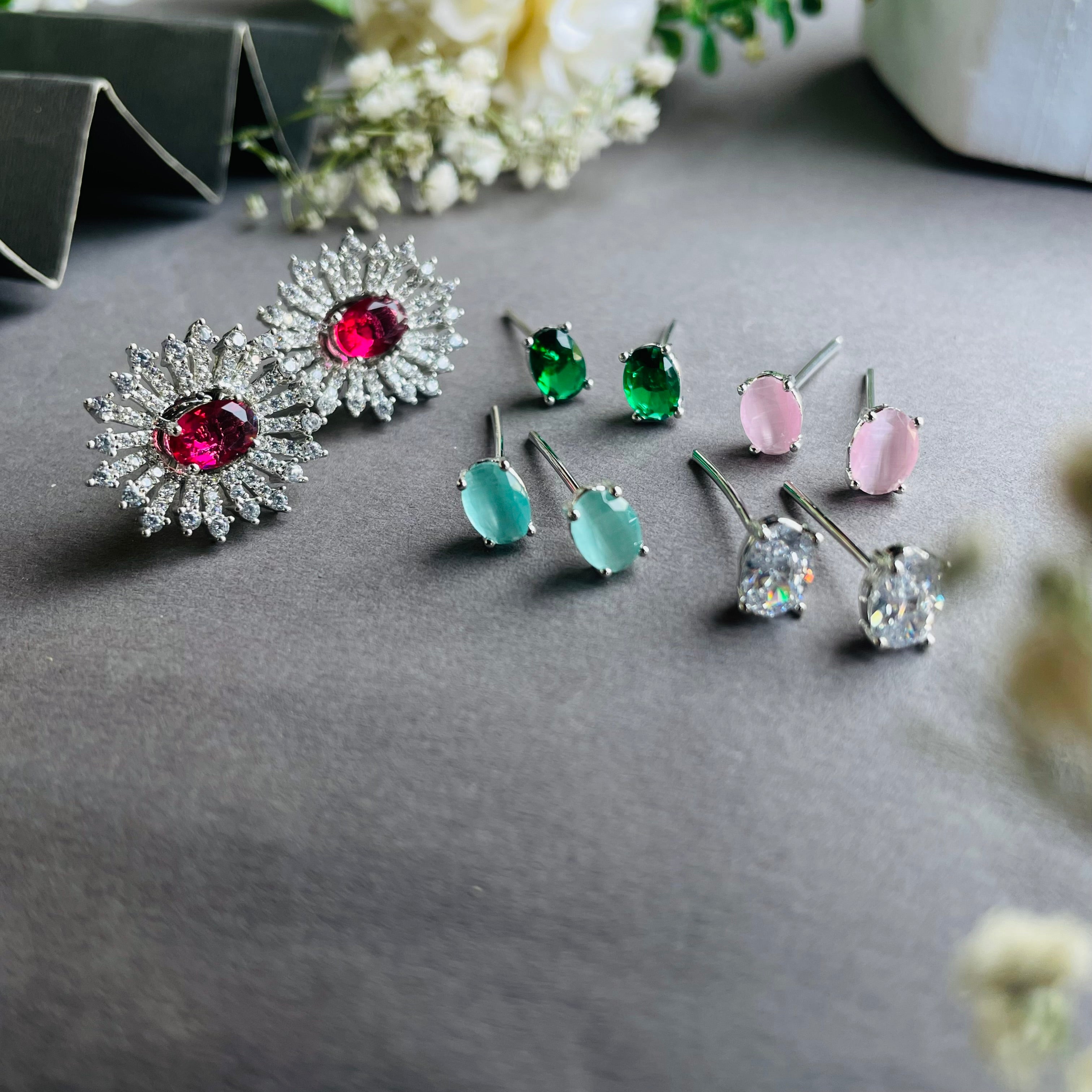 Ad Bailey studs colour changeable