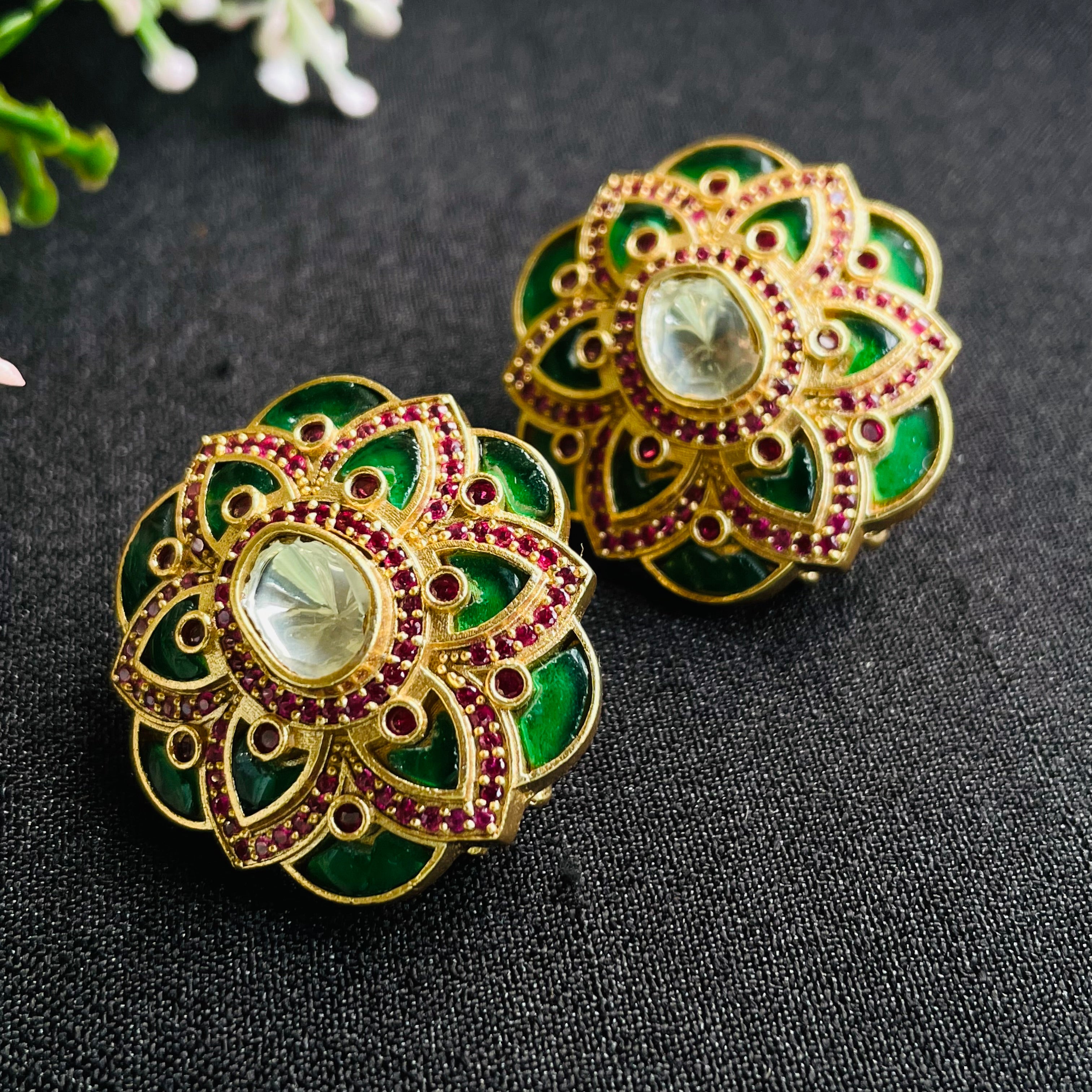 Nayaab Mayera Polki Earrings