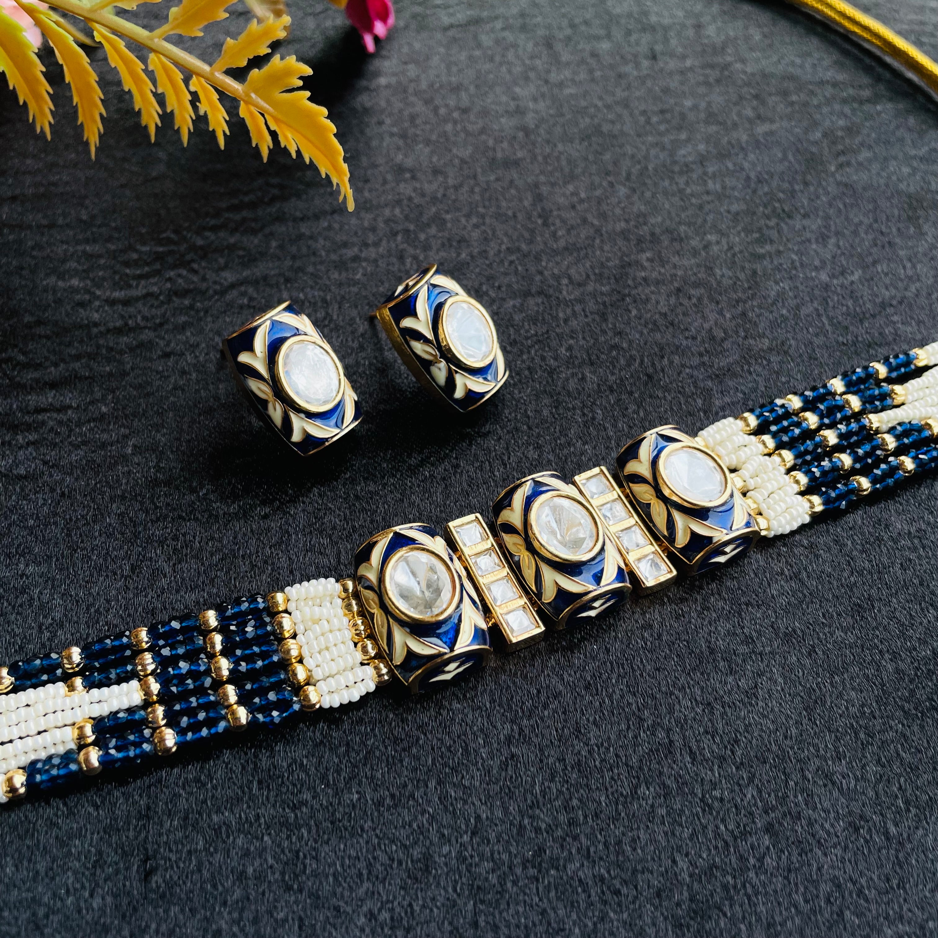 Nayaab Hina polki choker