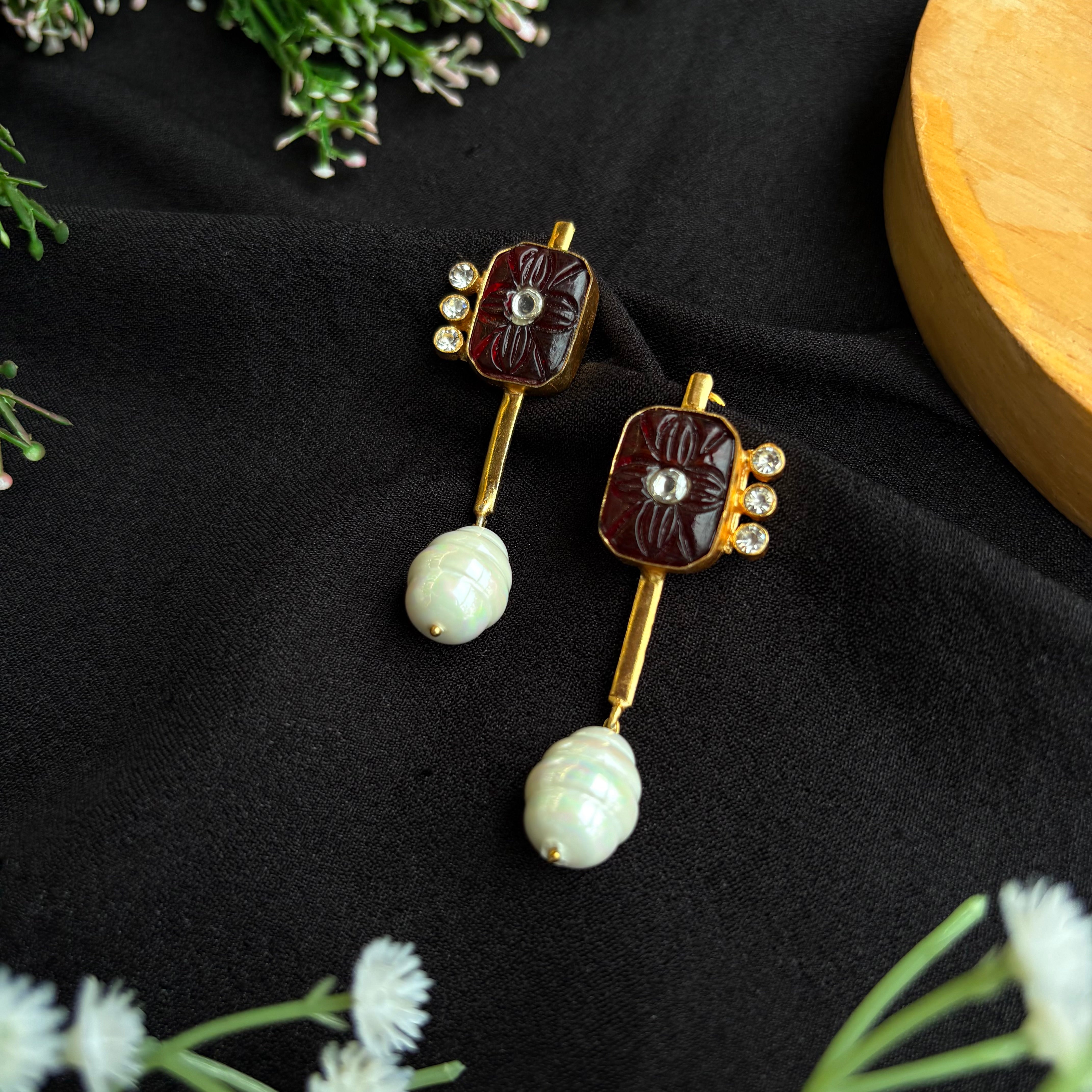 Noir Bloom Earrings