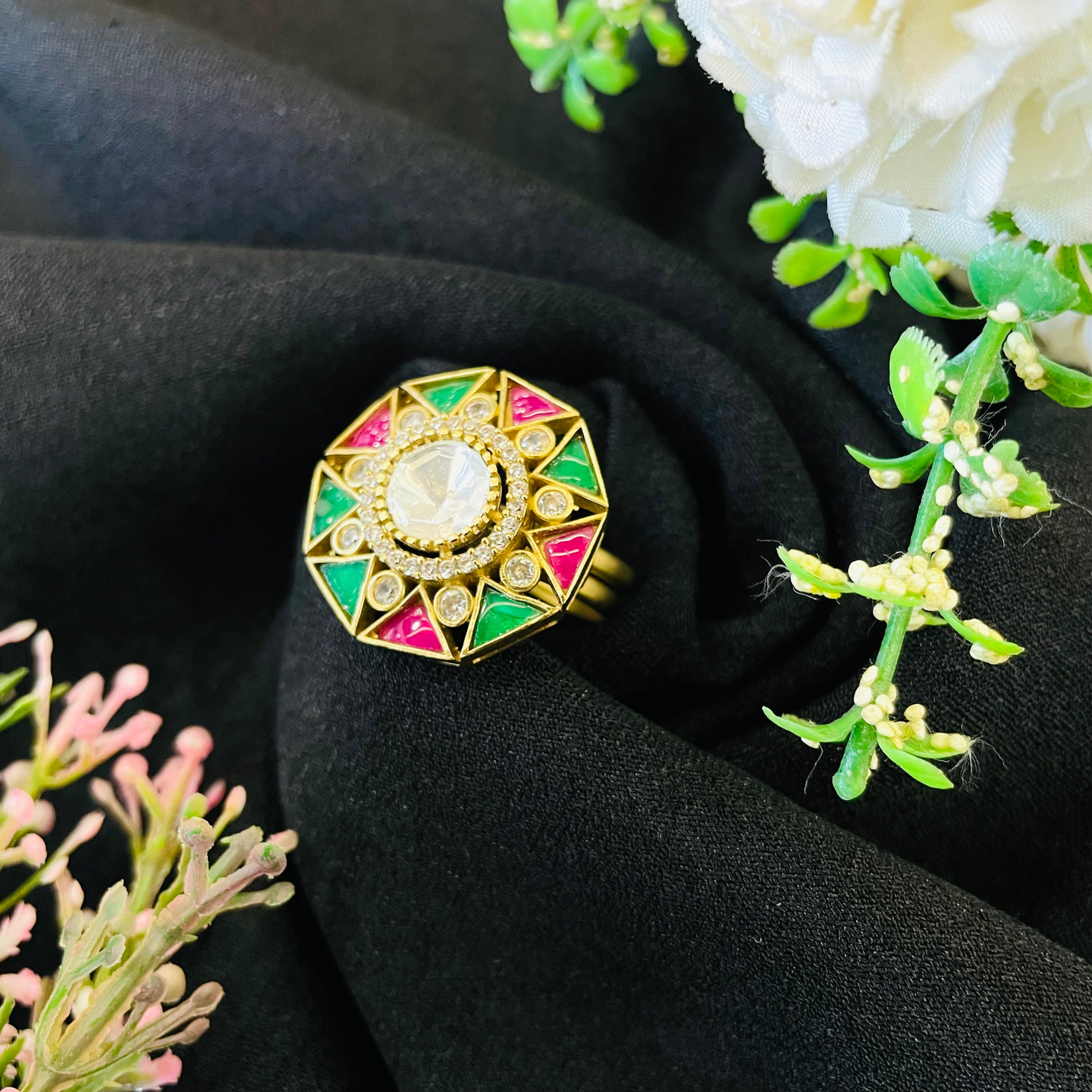 Nayaab Aarya polki rings