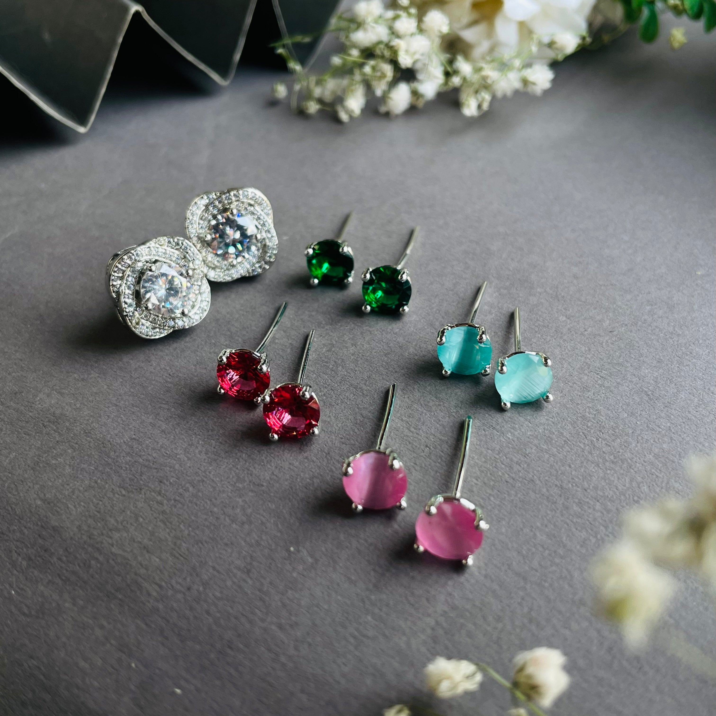 Ad Sally studs colour changeable