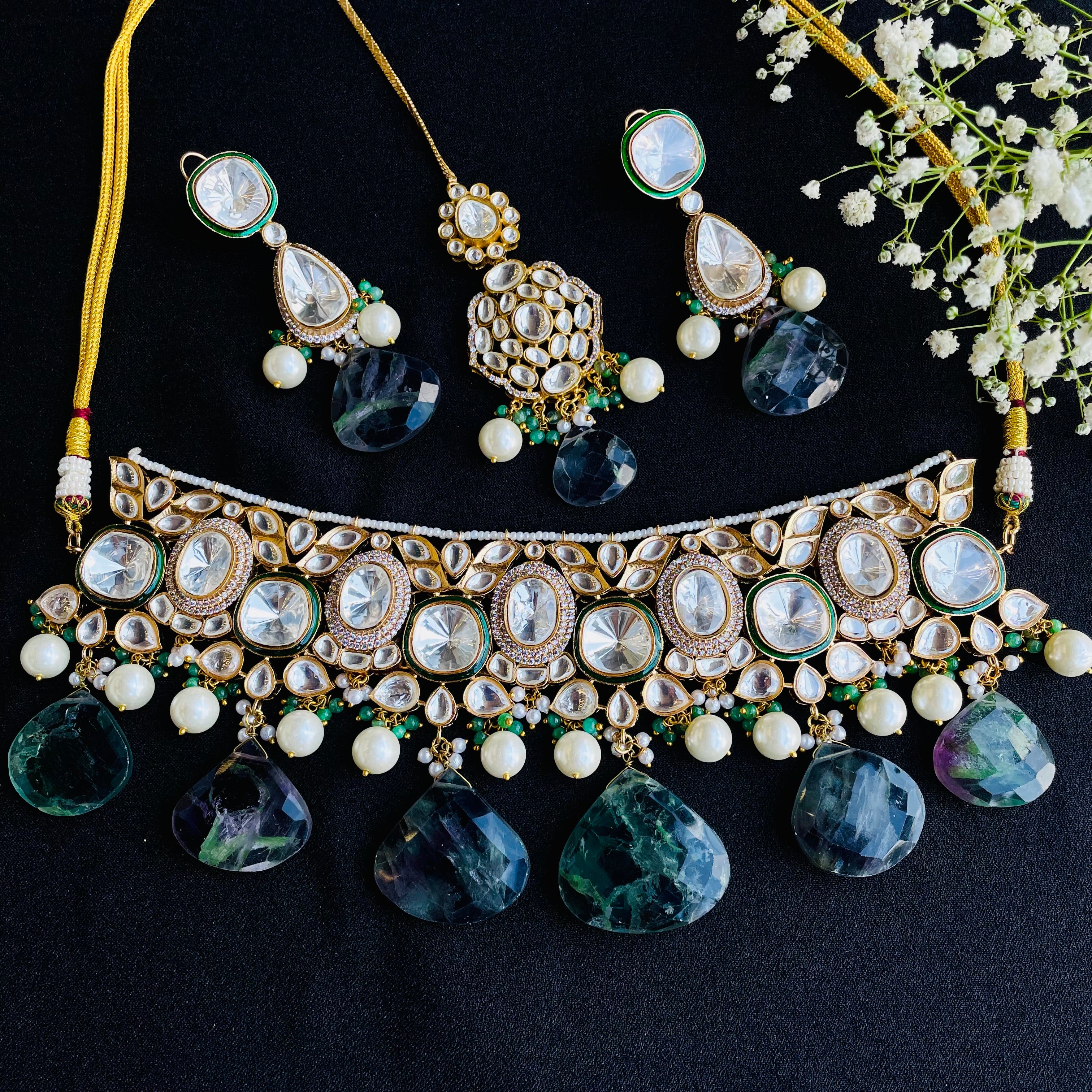 Nayaab Riya Polki Neckpiece