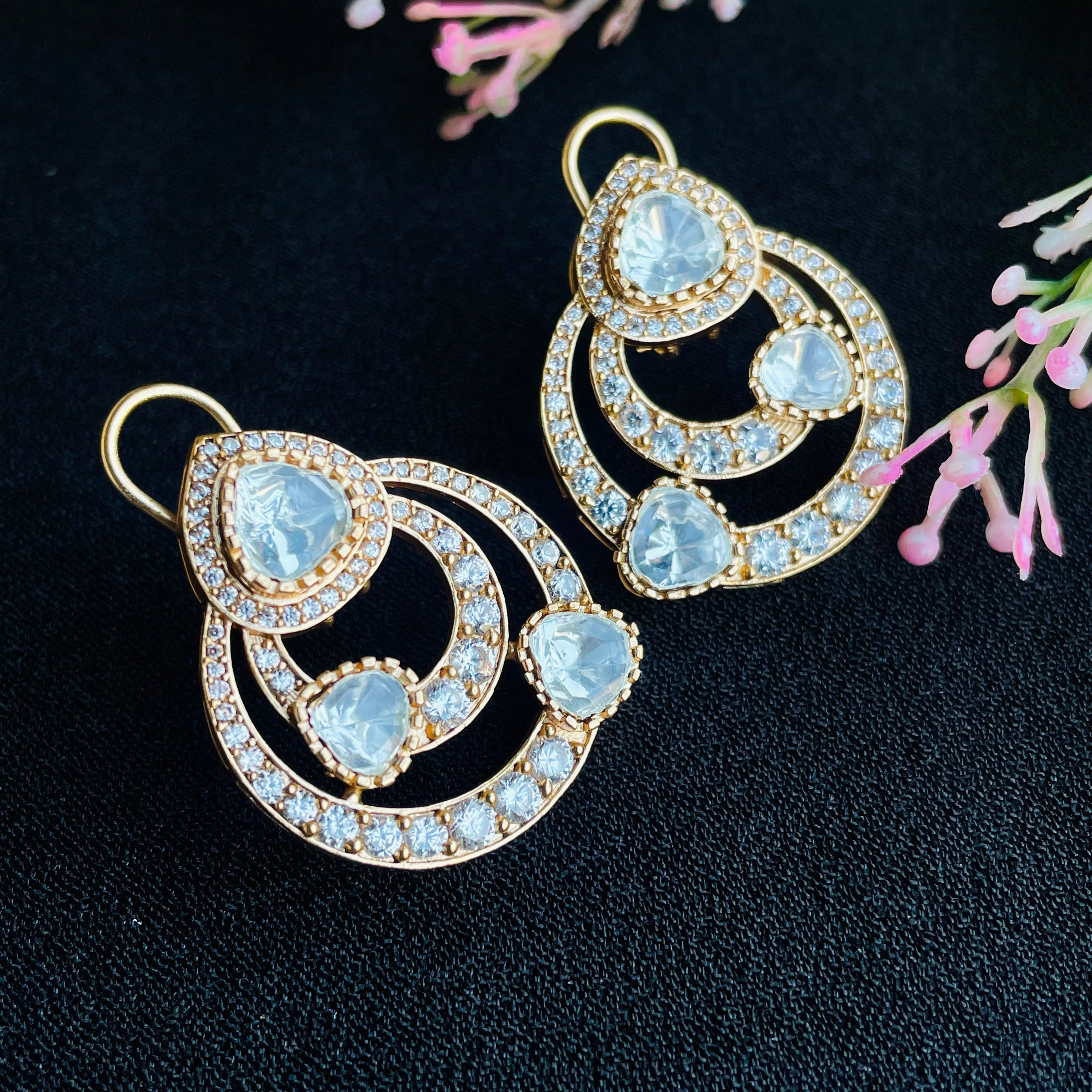 Nayaab Mahi Polki Earrings
