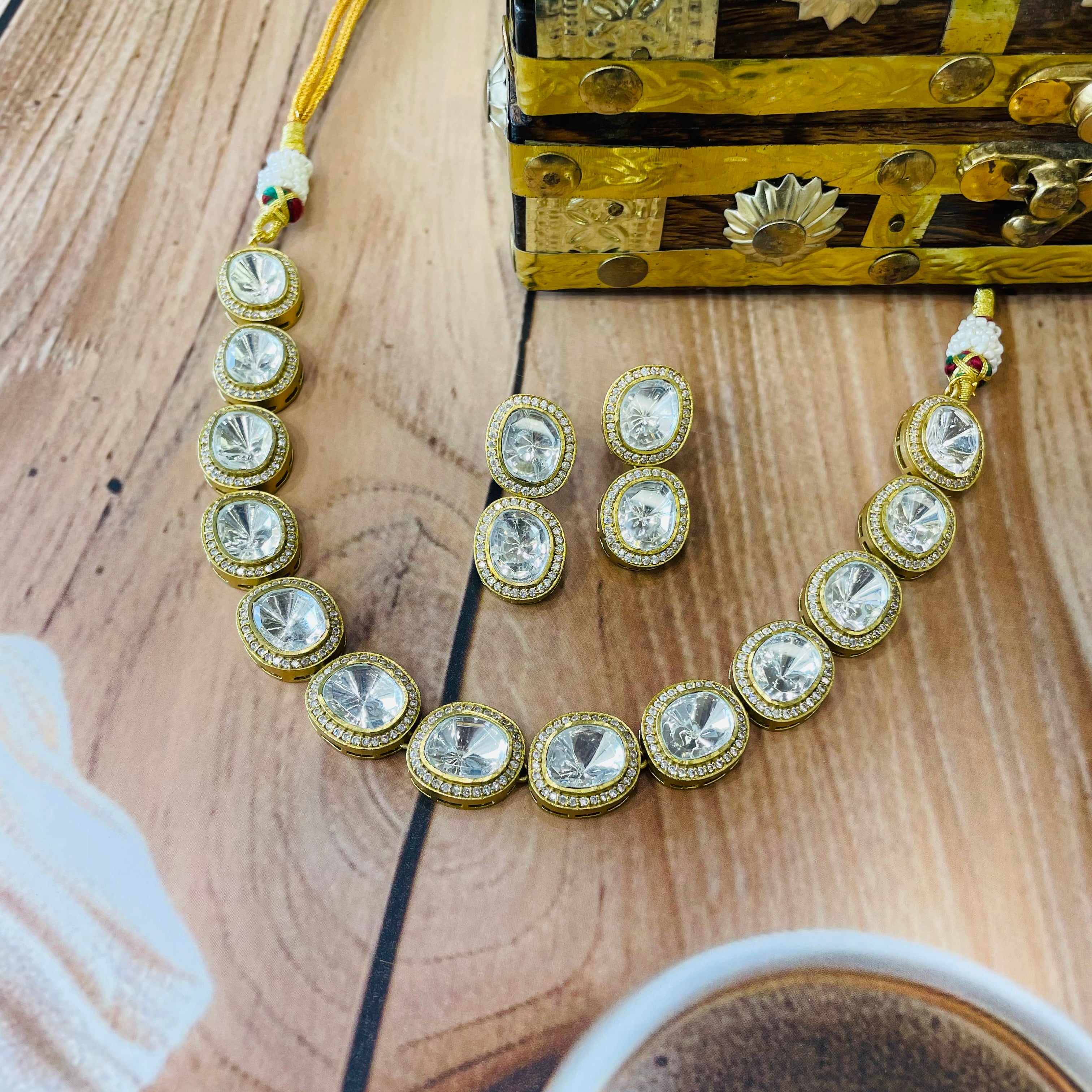 Nayaab Ishika Polki Neckpiece