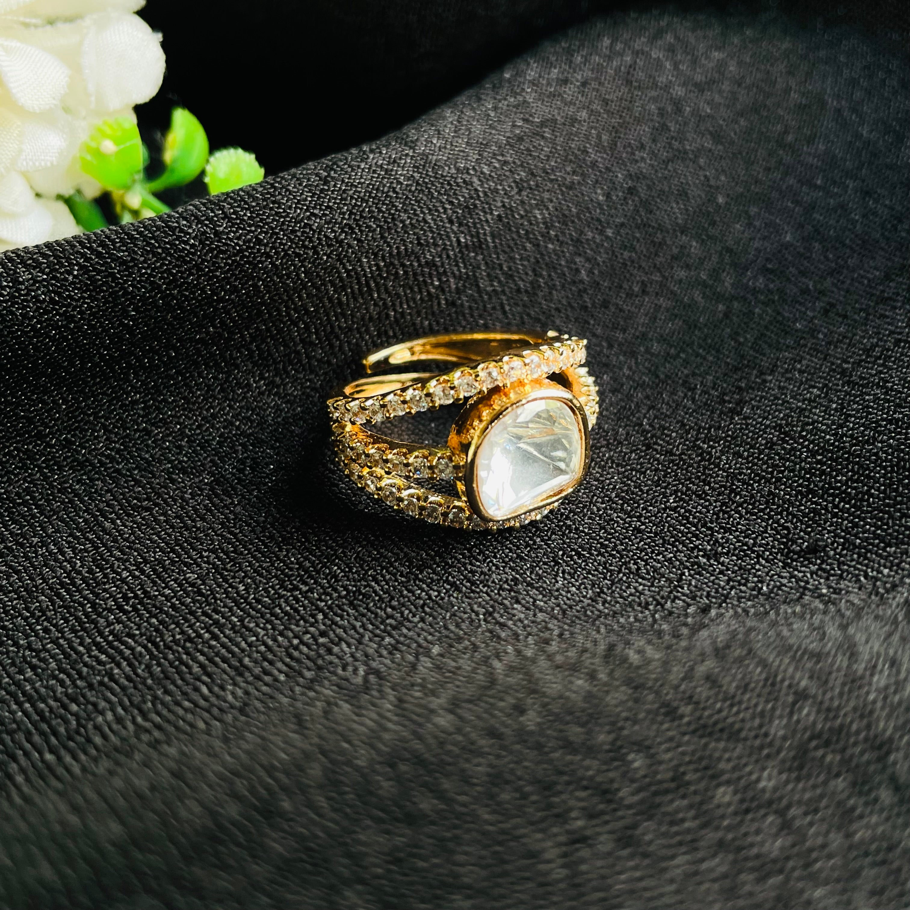 Nayaab Riya Polki Ring