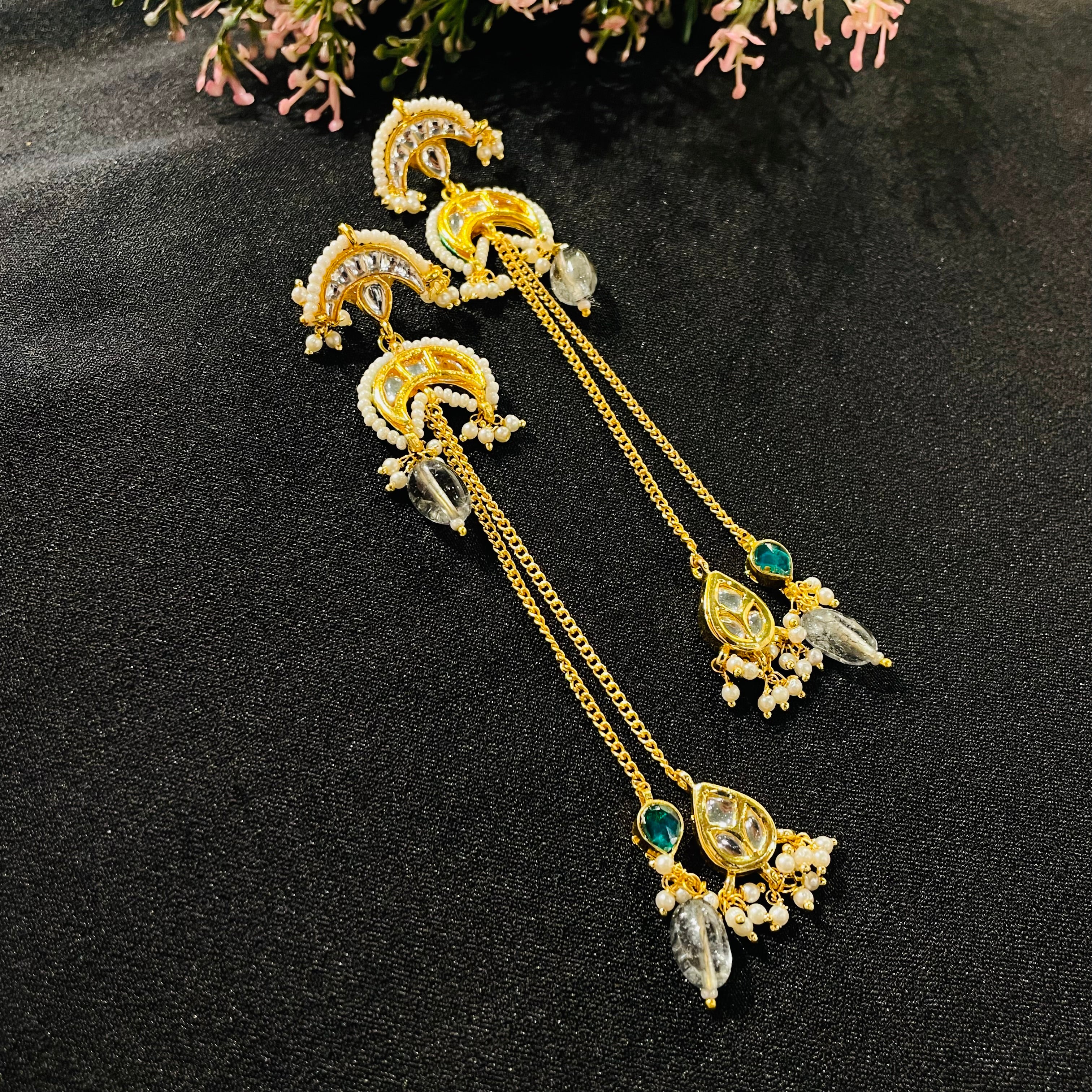 Nayaab Alisha Polki Earrings