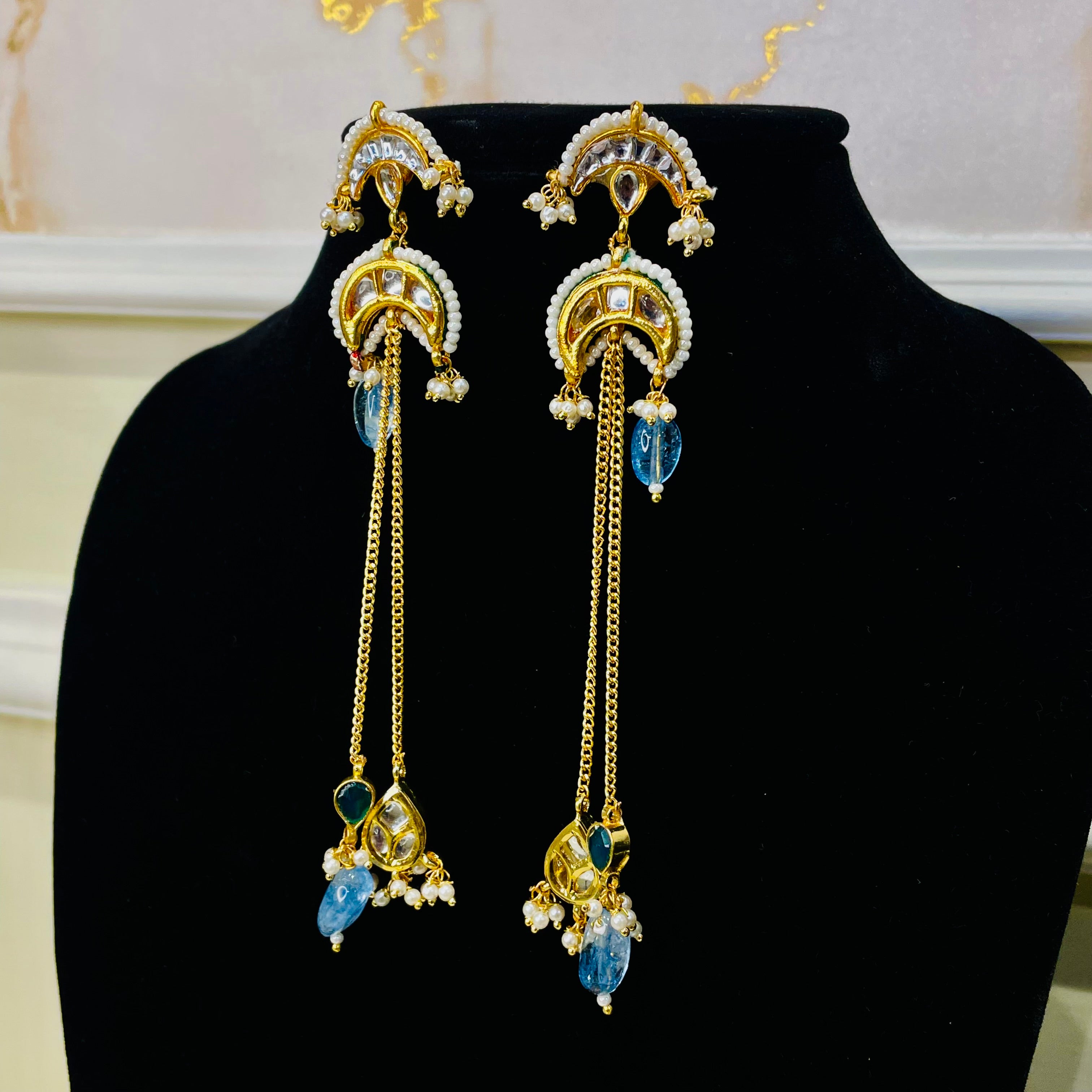 Nayaab Alisha Polki Earrings