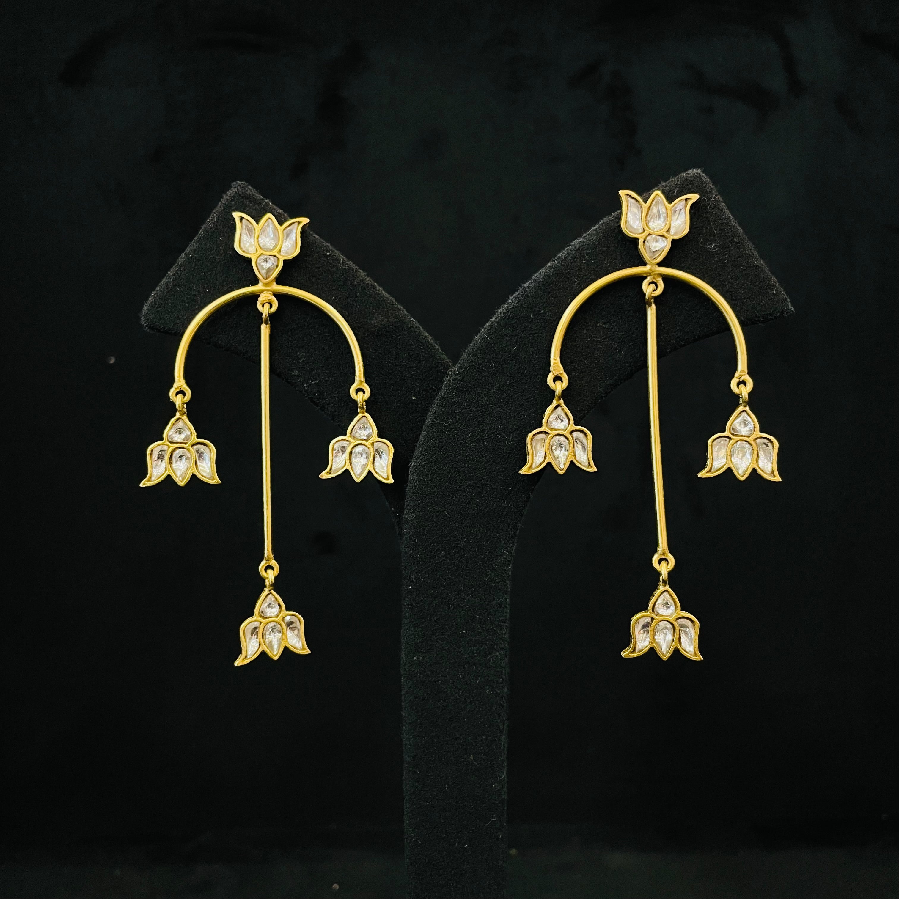 Nayaab Mehr Lotus Earrings