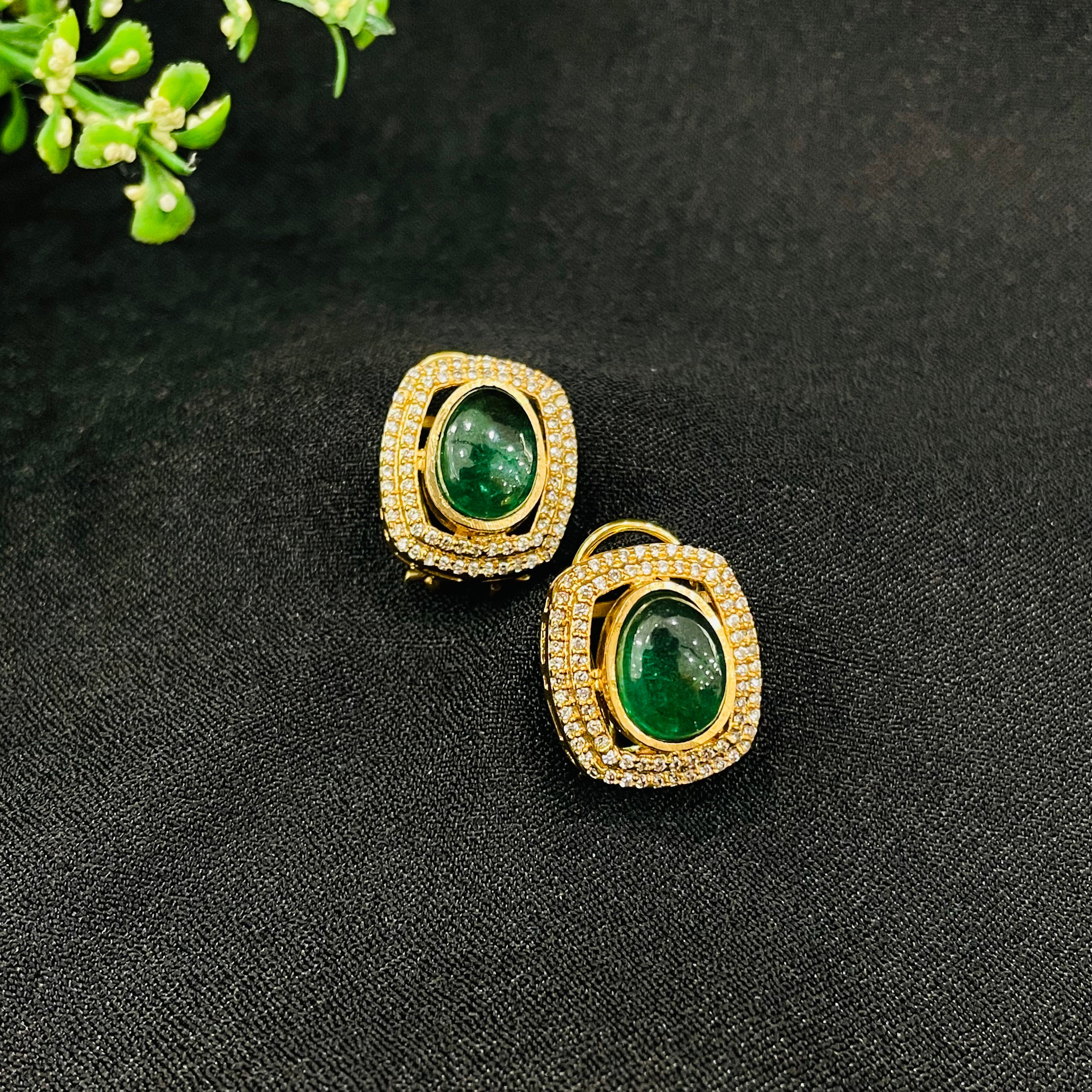 Nayaab Polki With Ad Studs Combo