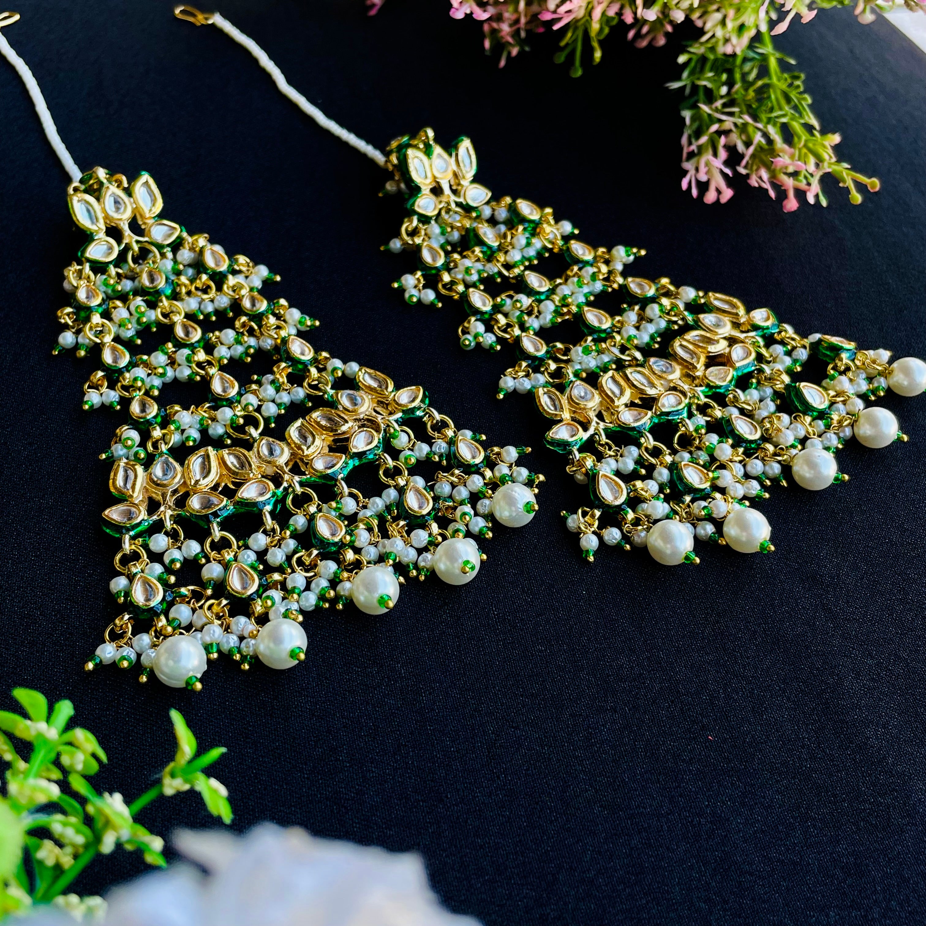 Nayaab Lotus Earrings