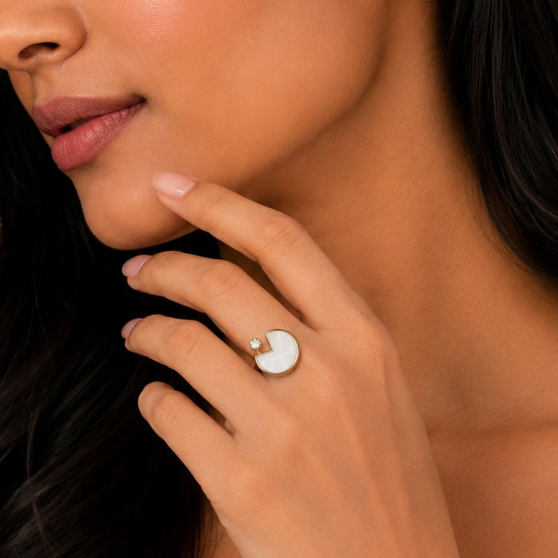 Amour Split-Heart Ring