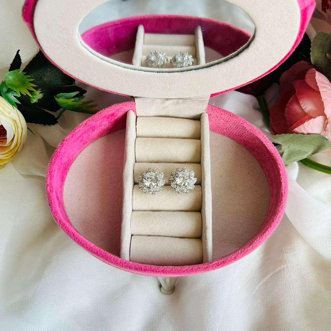 Vs sterling silver studs 1311 Velvet box by Shweta