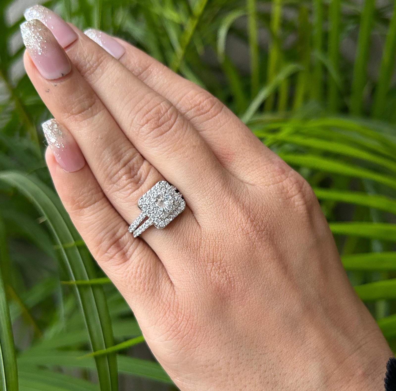 Vs sterling silver cocktail ring 129 4g