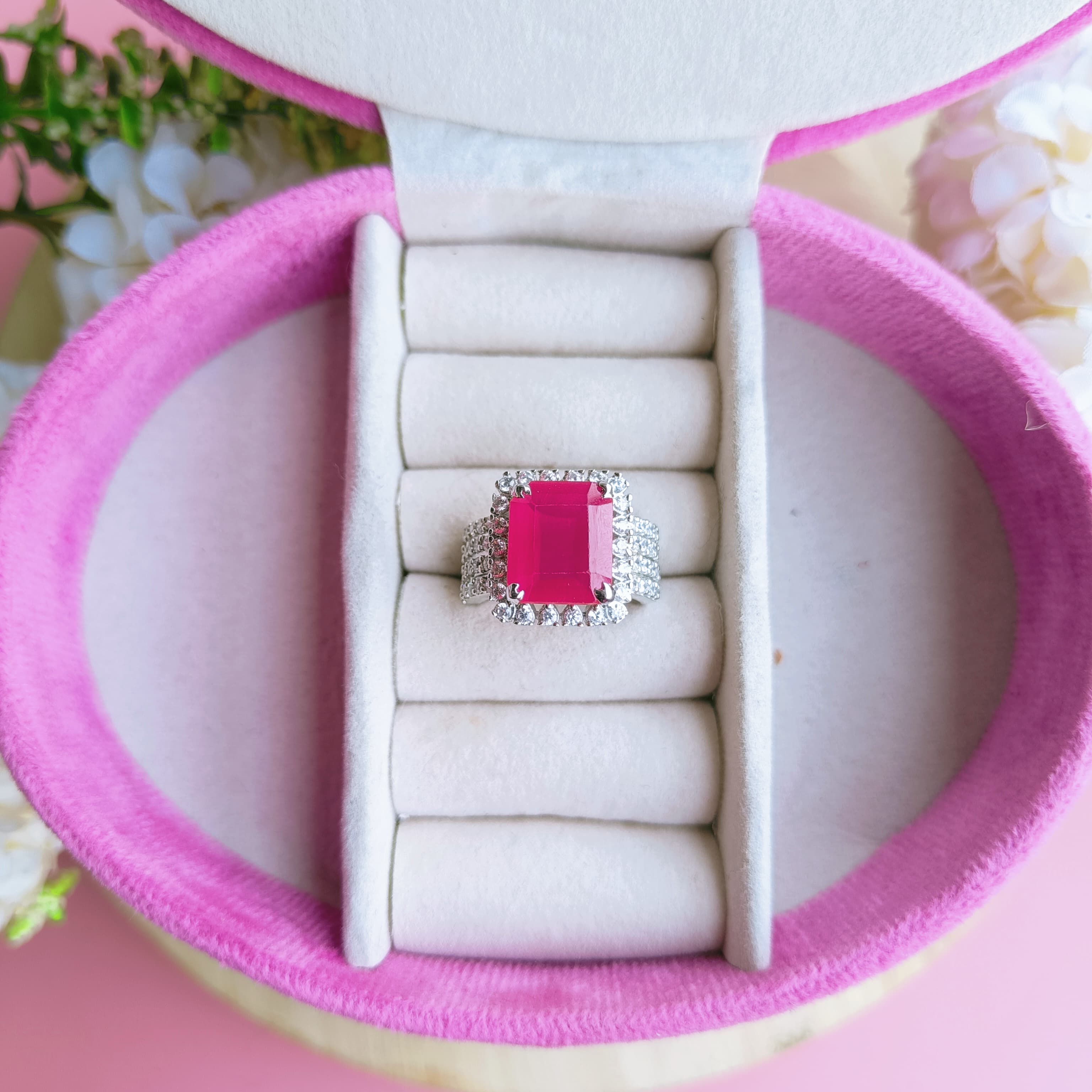 VS Sterling Silver Cocktail Ring 089 8g