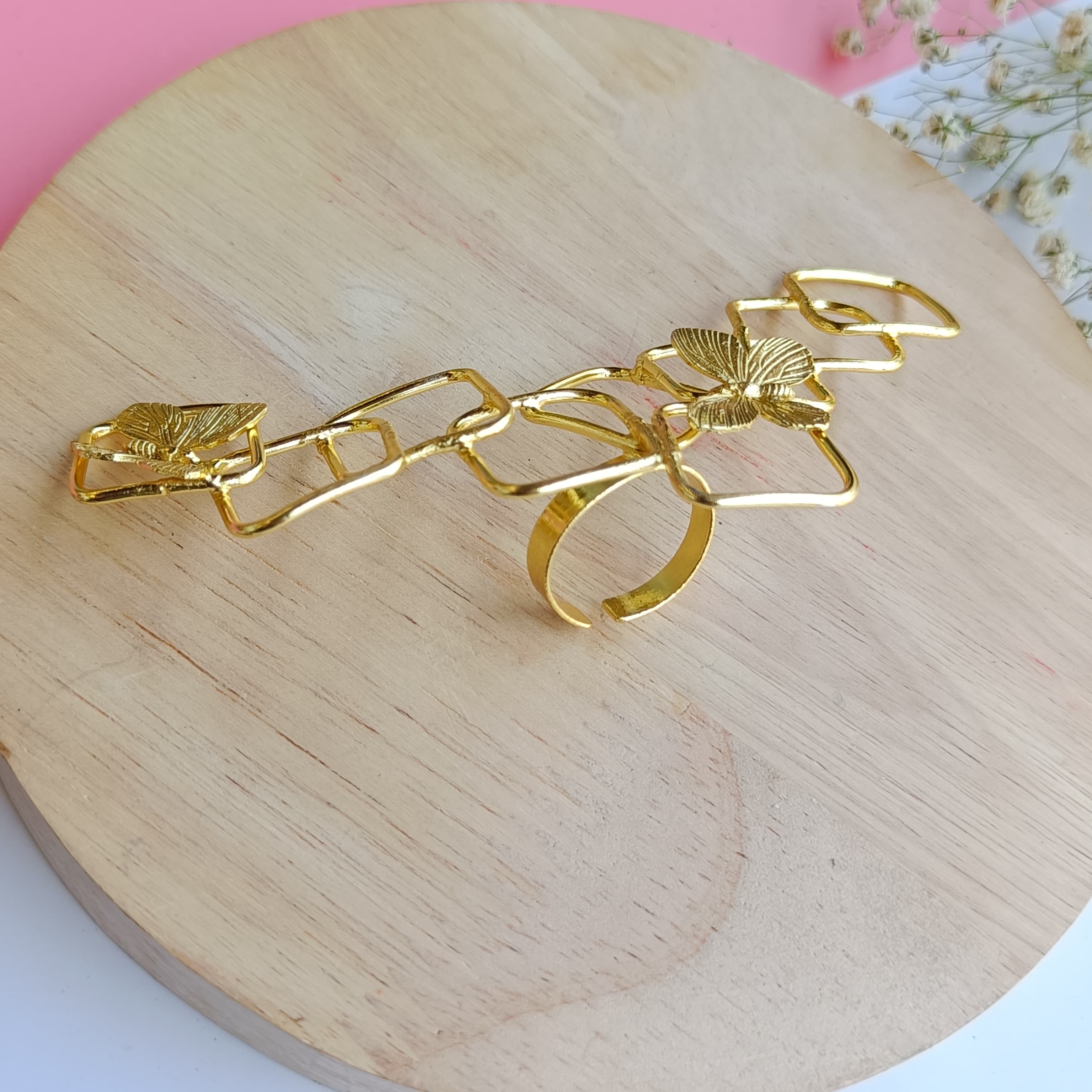 Layla Kate Gold Ring adjustable