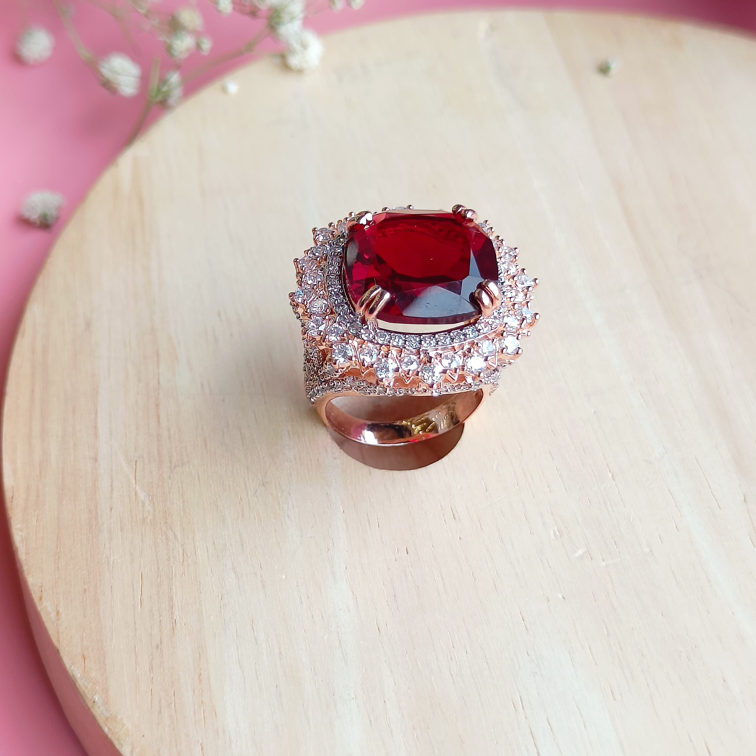 Vs Sterling silver Cocktail Ring 142 13g