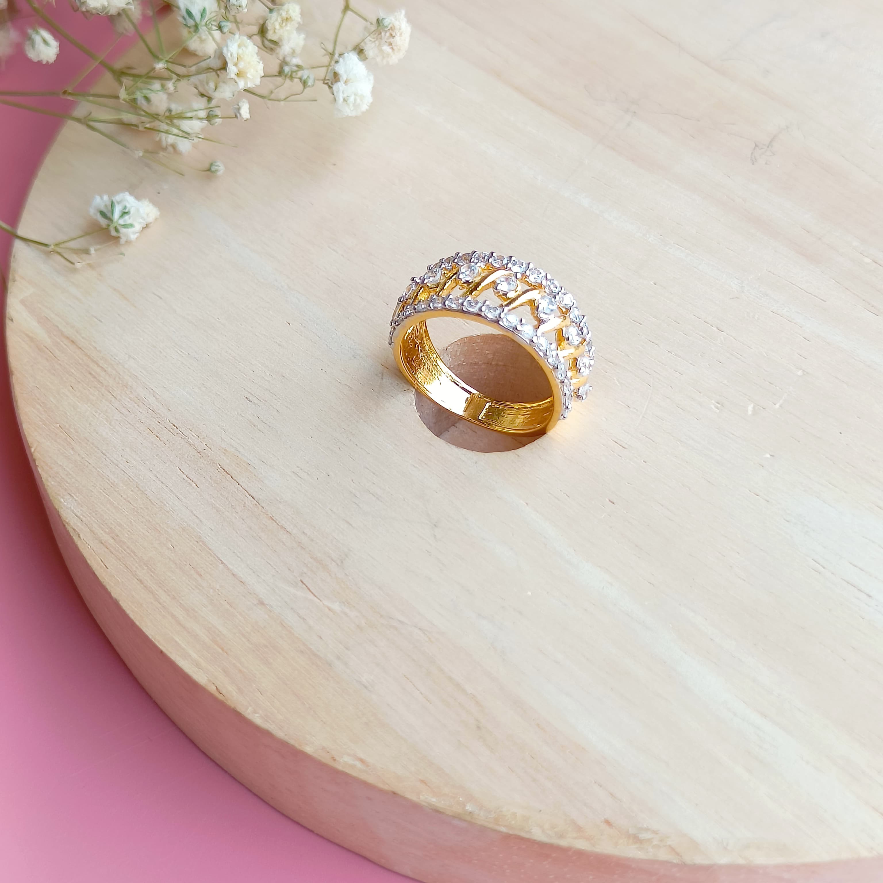 Vs sterling silver Cocktail Ring 151 4g