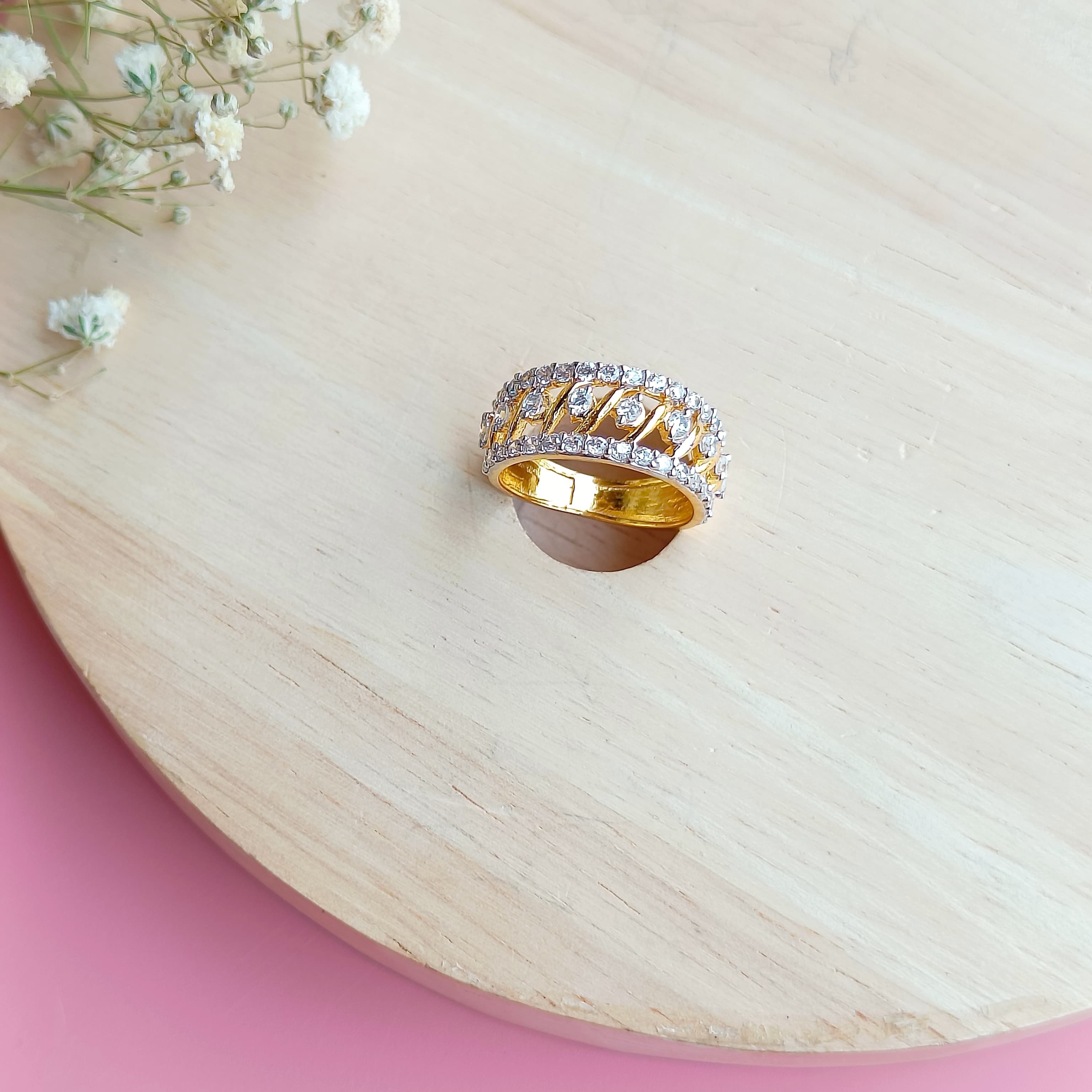 Vs sterling silver Cocktail Ring 151 4g