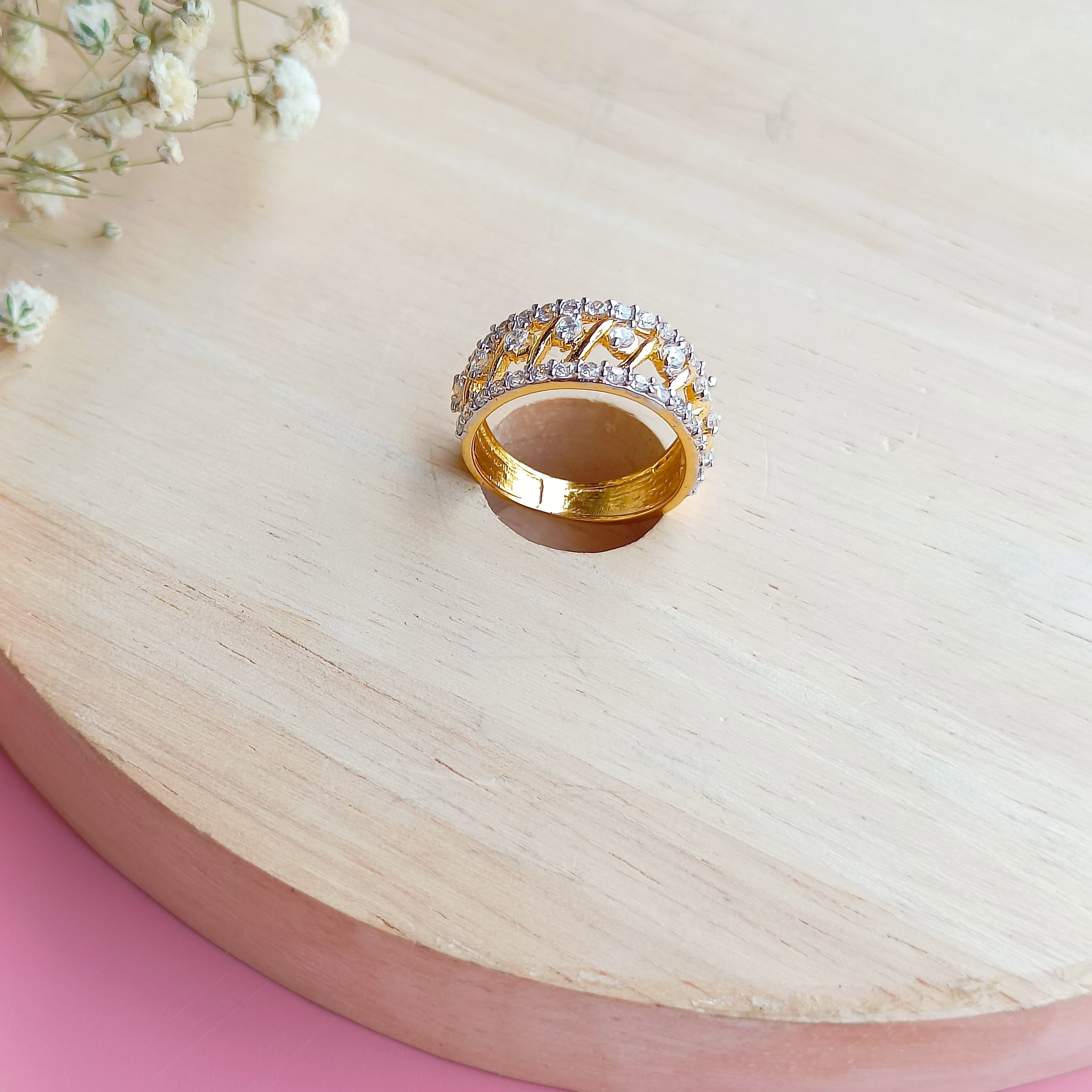 Vs sterling silver Cocktail Ring 151 4g