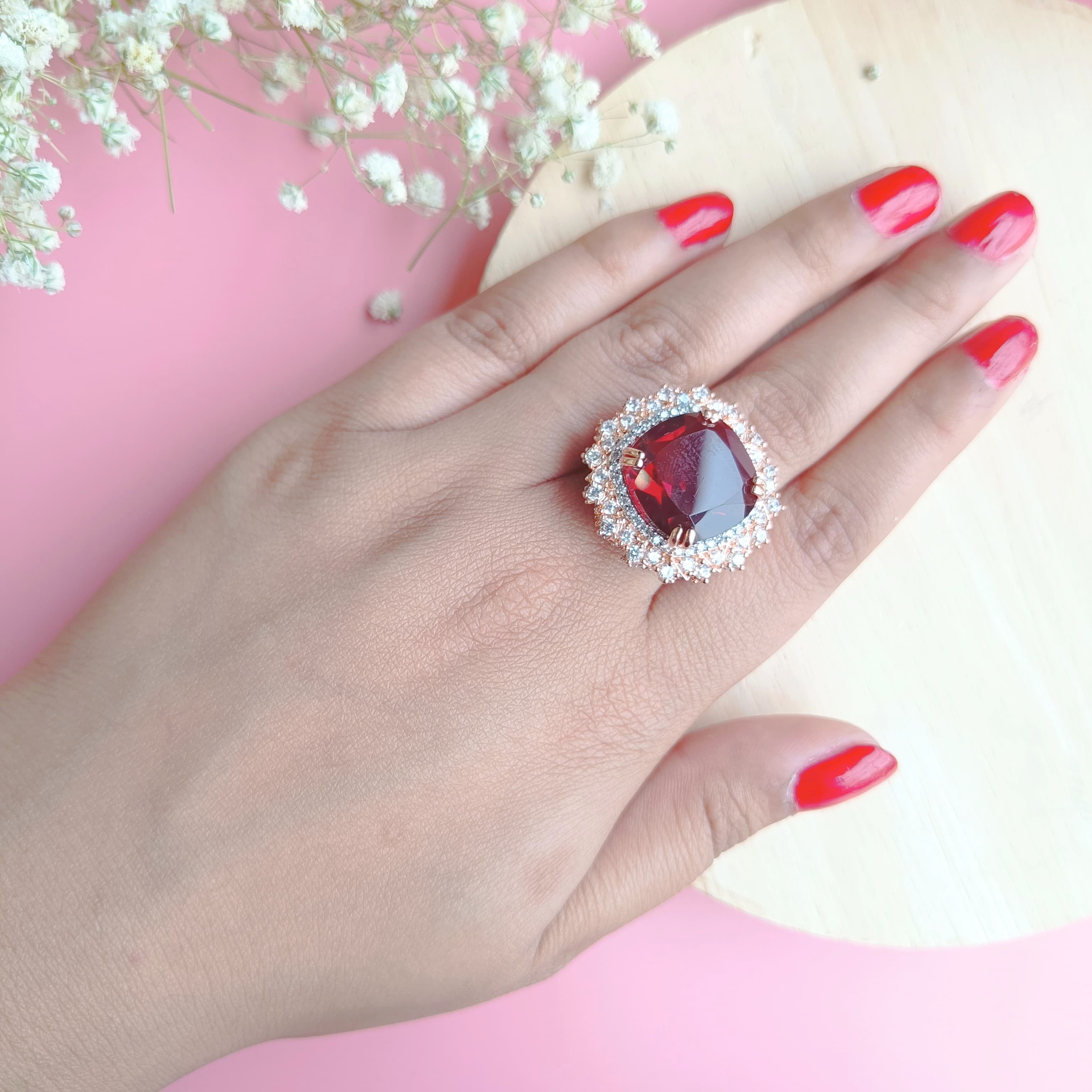 Vs Sterling silver Cocktail Ring 142 13g