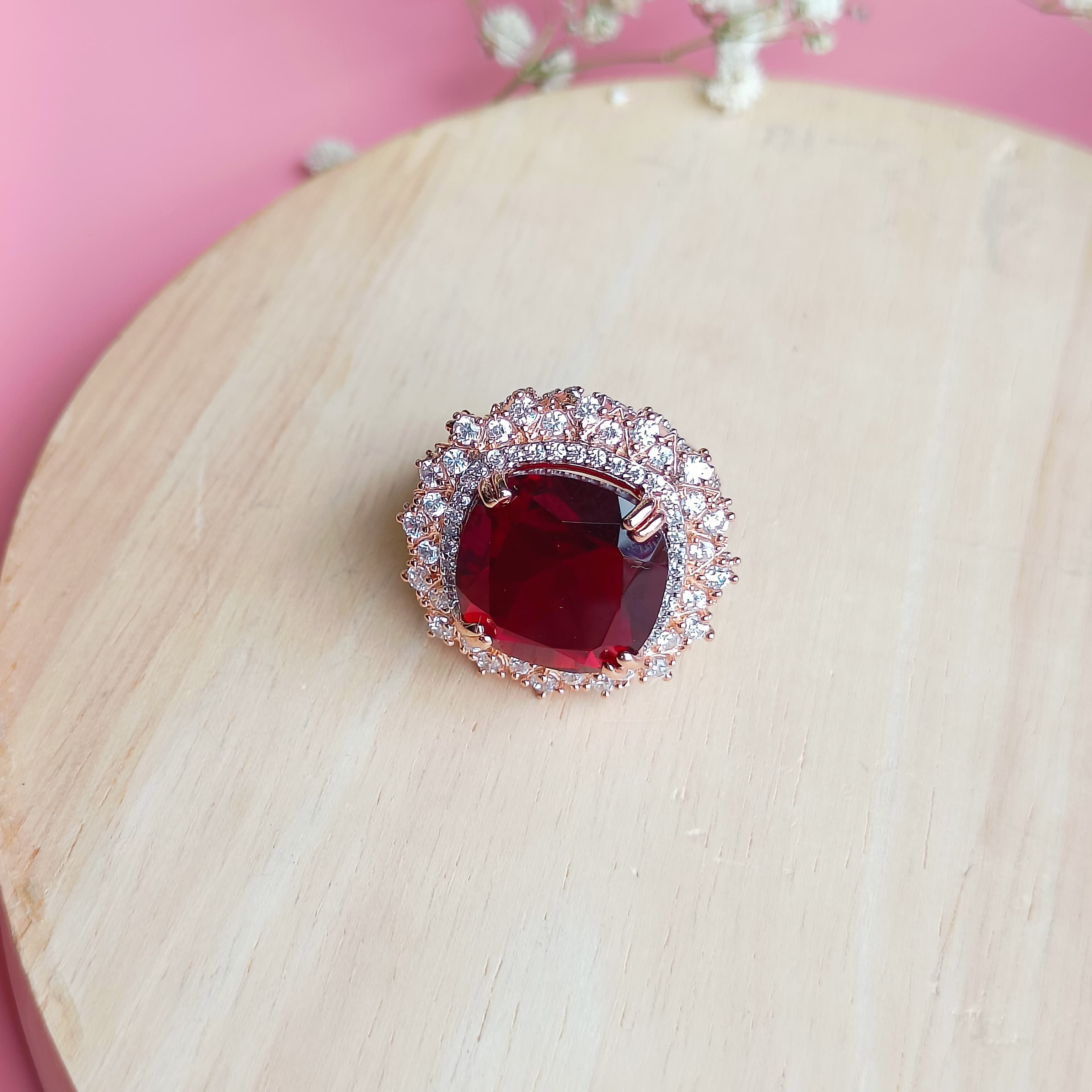 Vs Sterling silver Cocktail Ring 142 13g