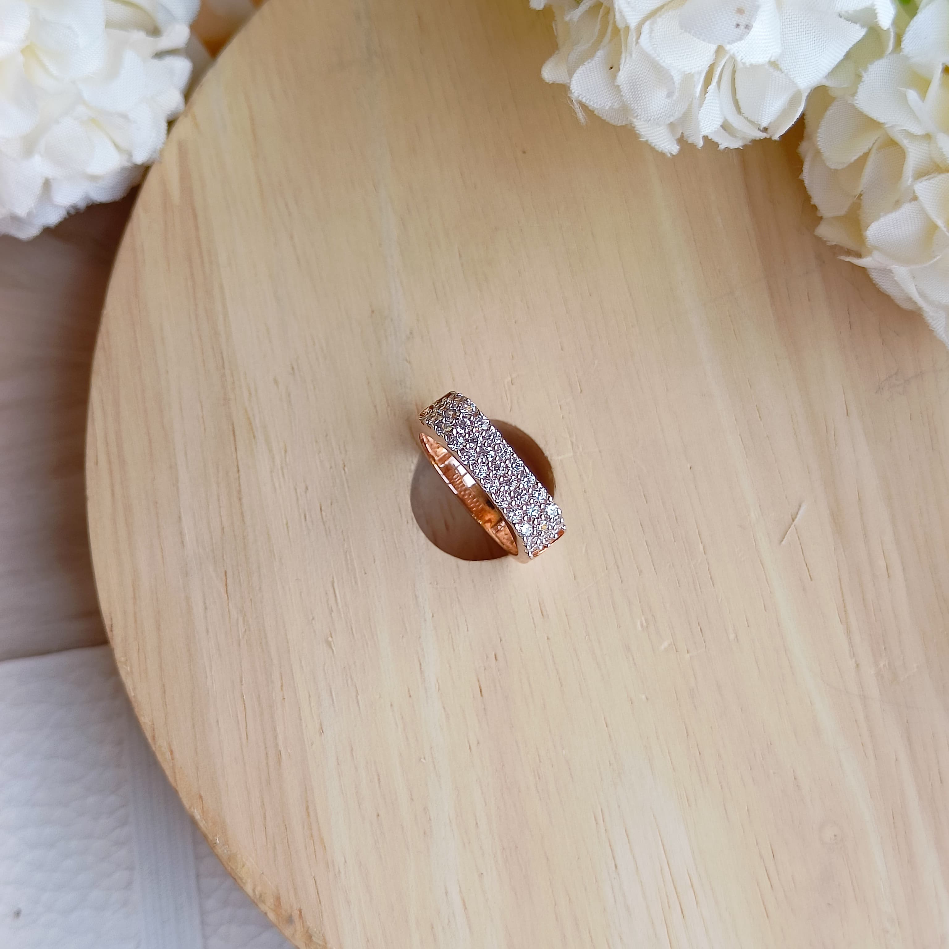 Vs sterling silver Cocktail Ring-161 4g