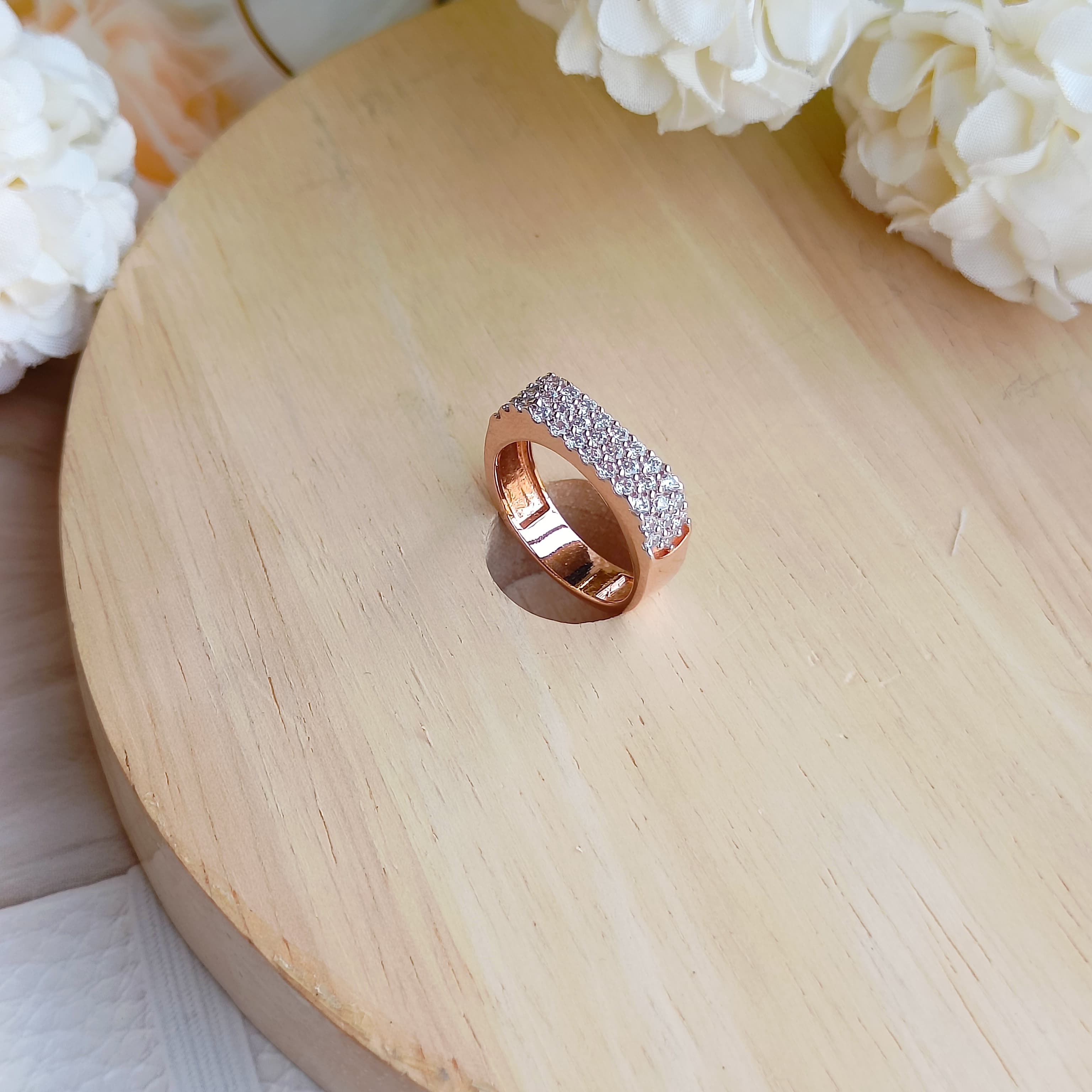 Vs sterling silver Cocktail Ring-161 4g