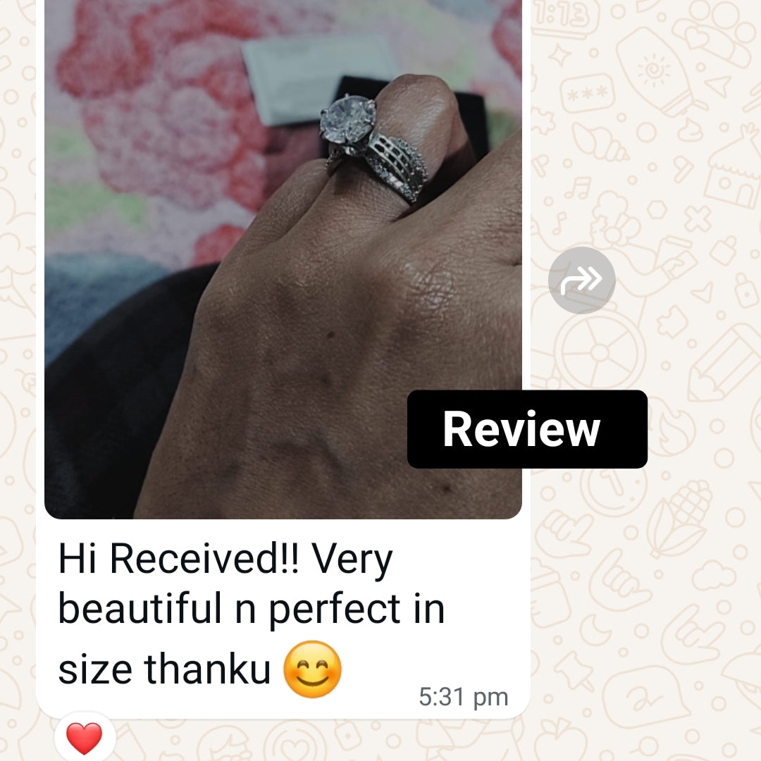 Vs sterling silver cocktail ring 128 6g