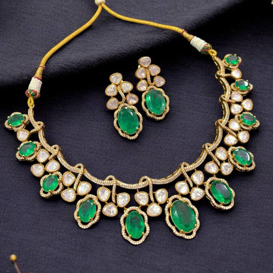 Nayaab Roohi  Polki Neckpiece