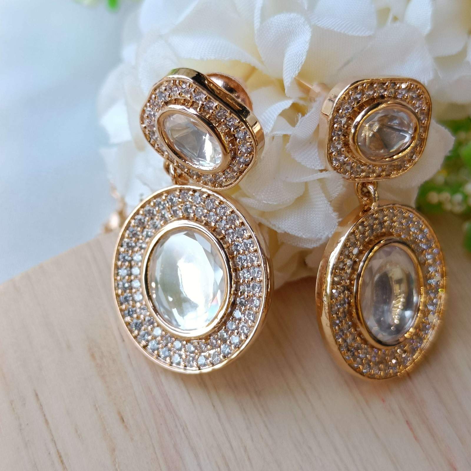 Nayaab Akshara polki Neckpiece