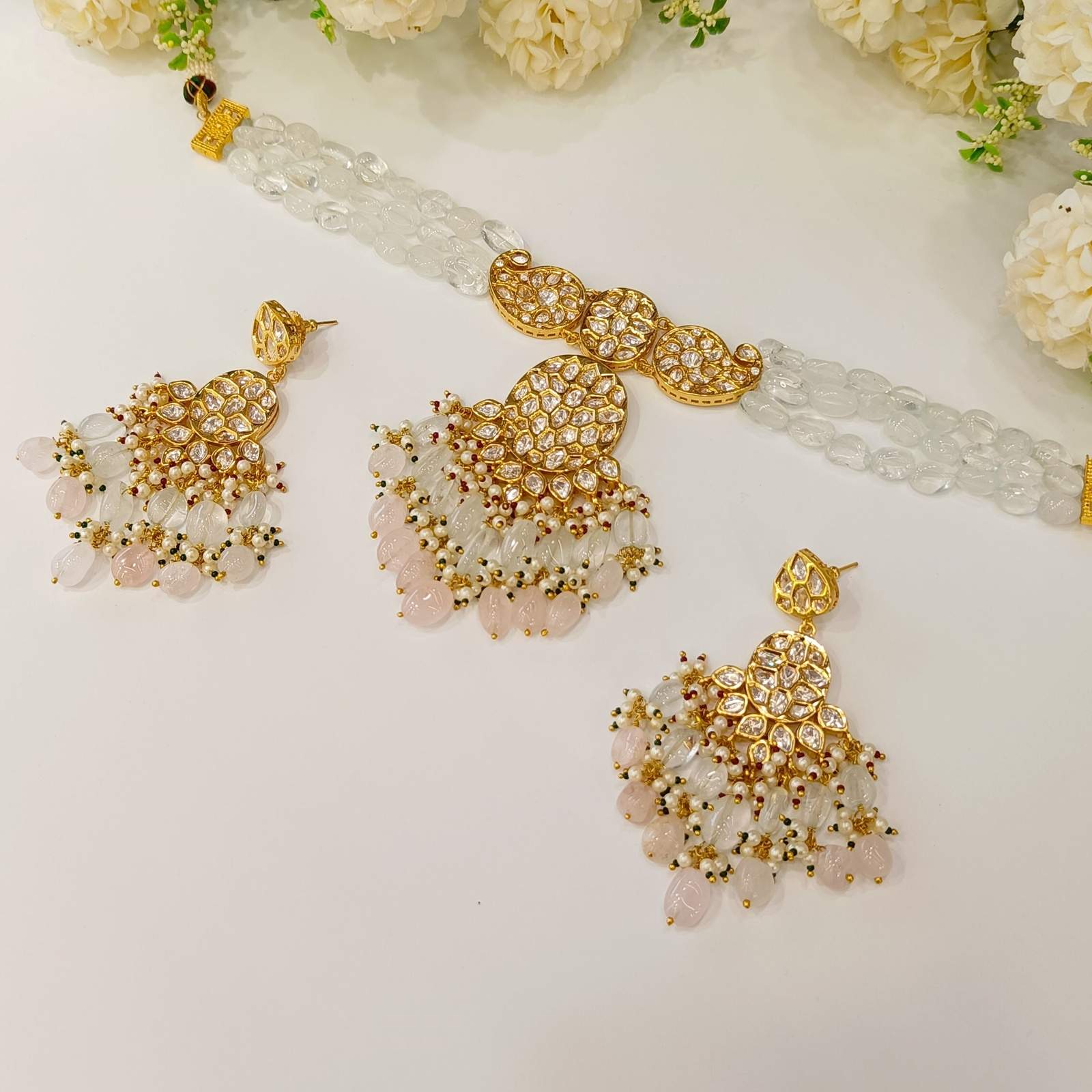 Nayaab alma polki choker