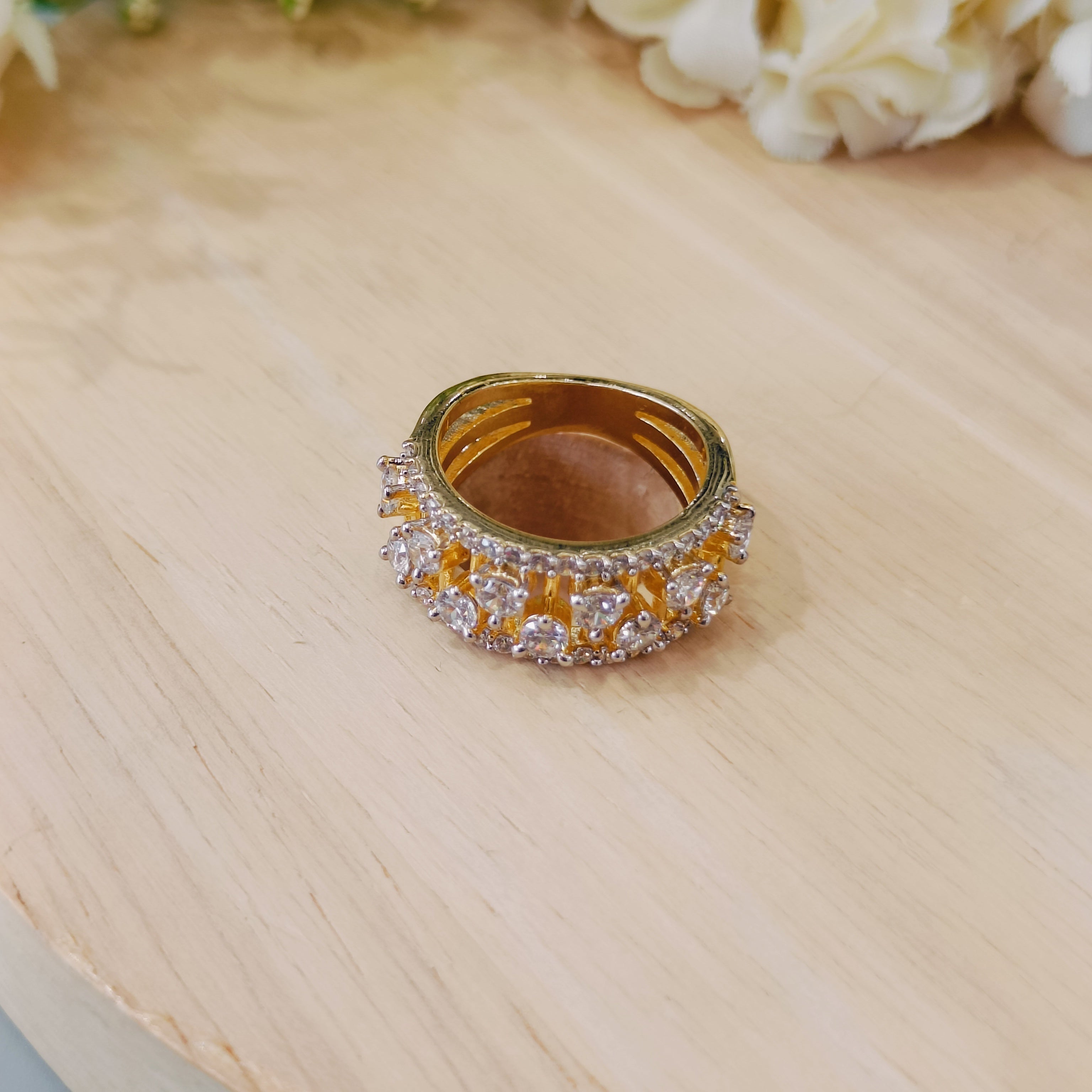 Vs Sterling Silver Cocktail Ring 182 7g