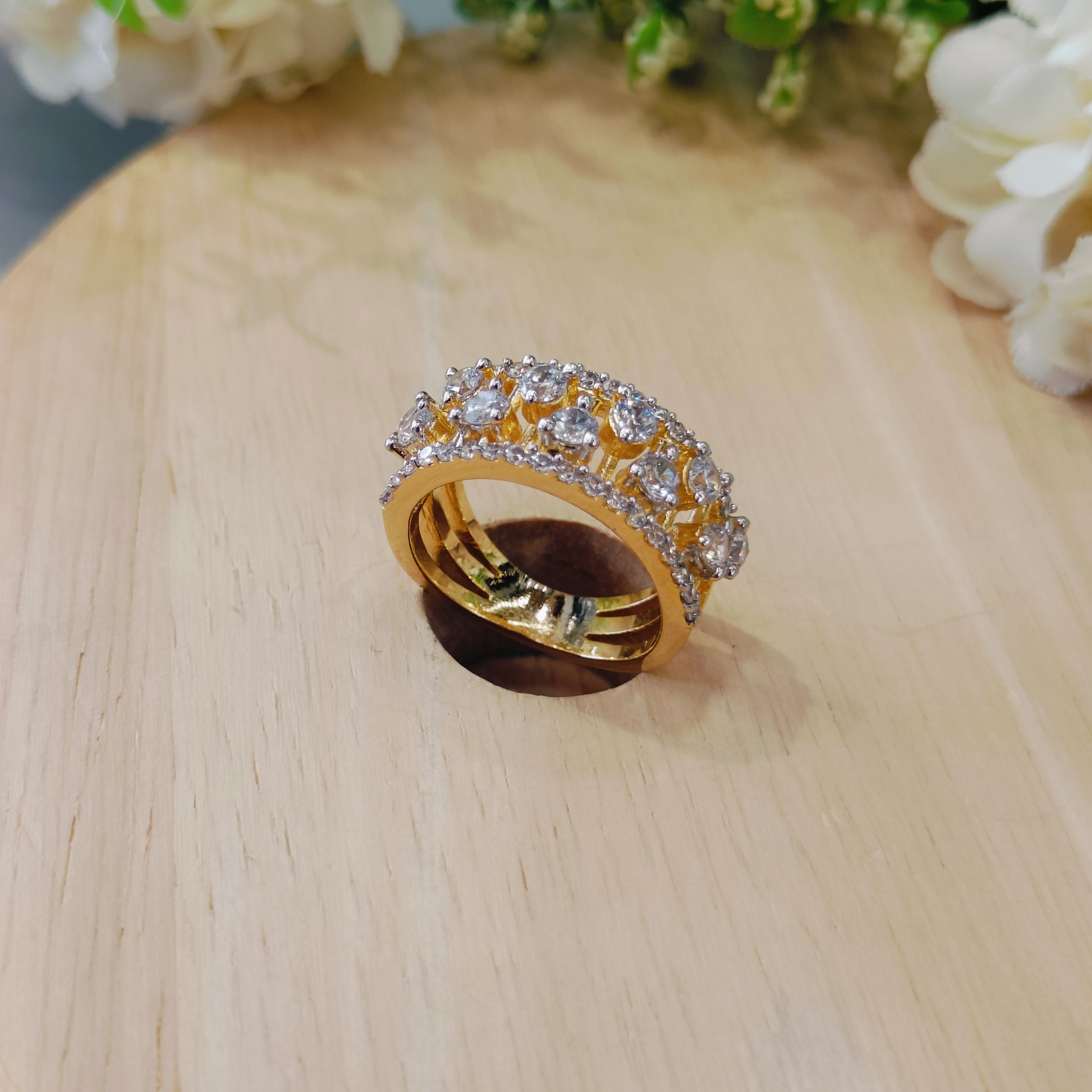 Vs Sterling Silver Cocktail Ring 182 7g