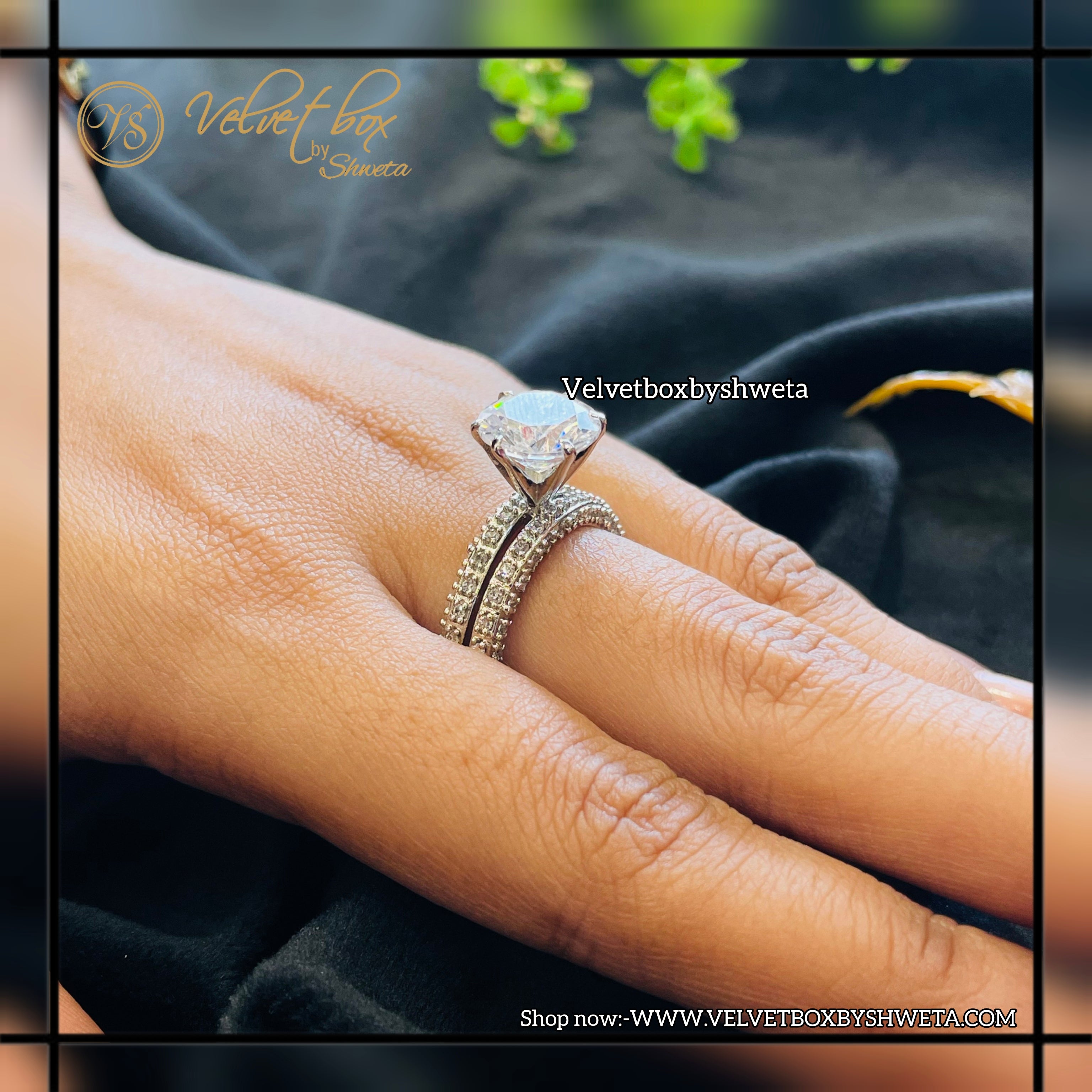 Vs sterling silver cocktail ring 215