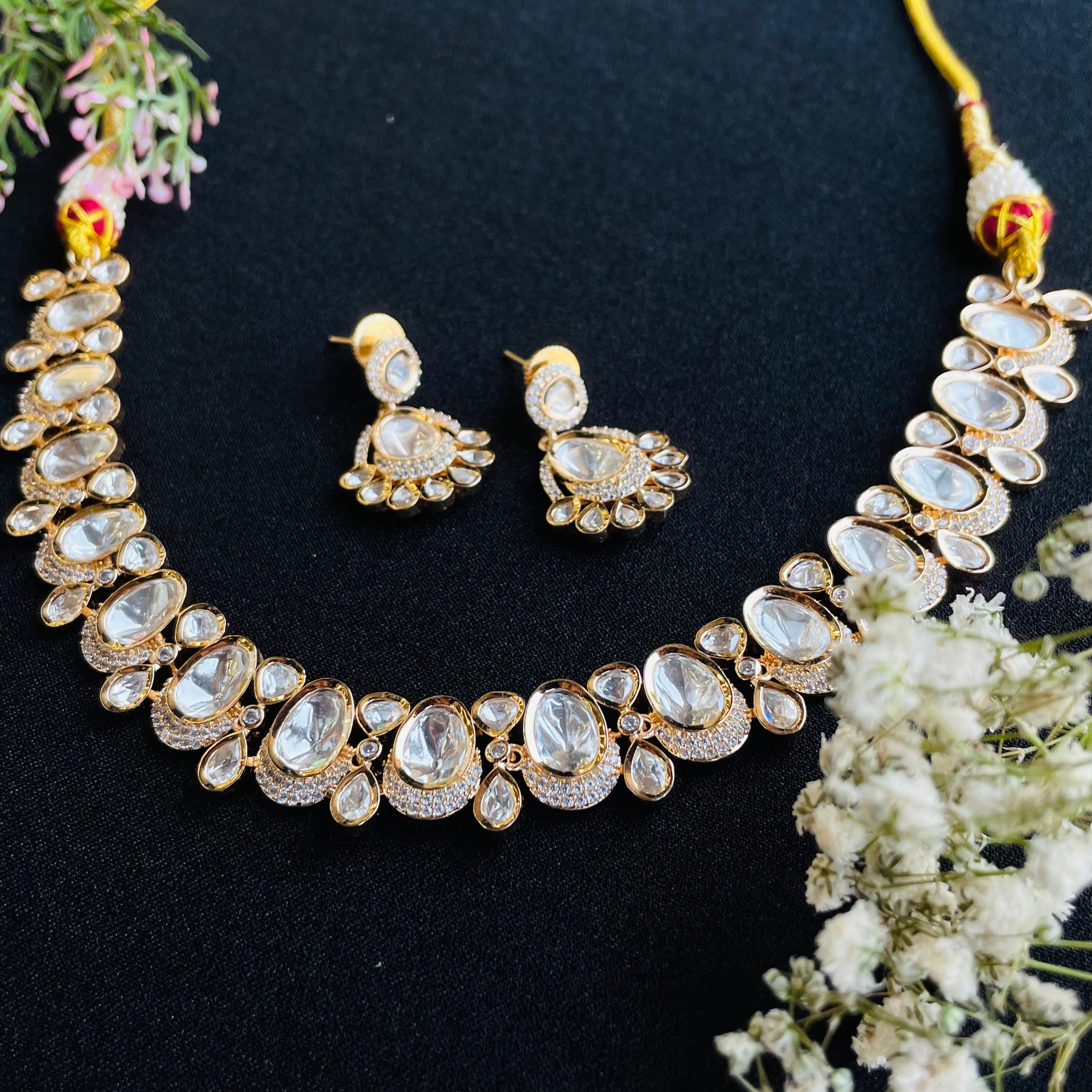 Nayaab mahi polki Neckpiece