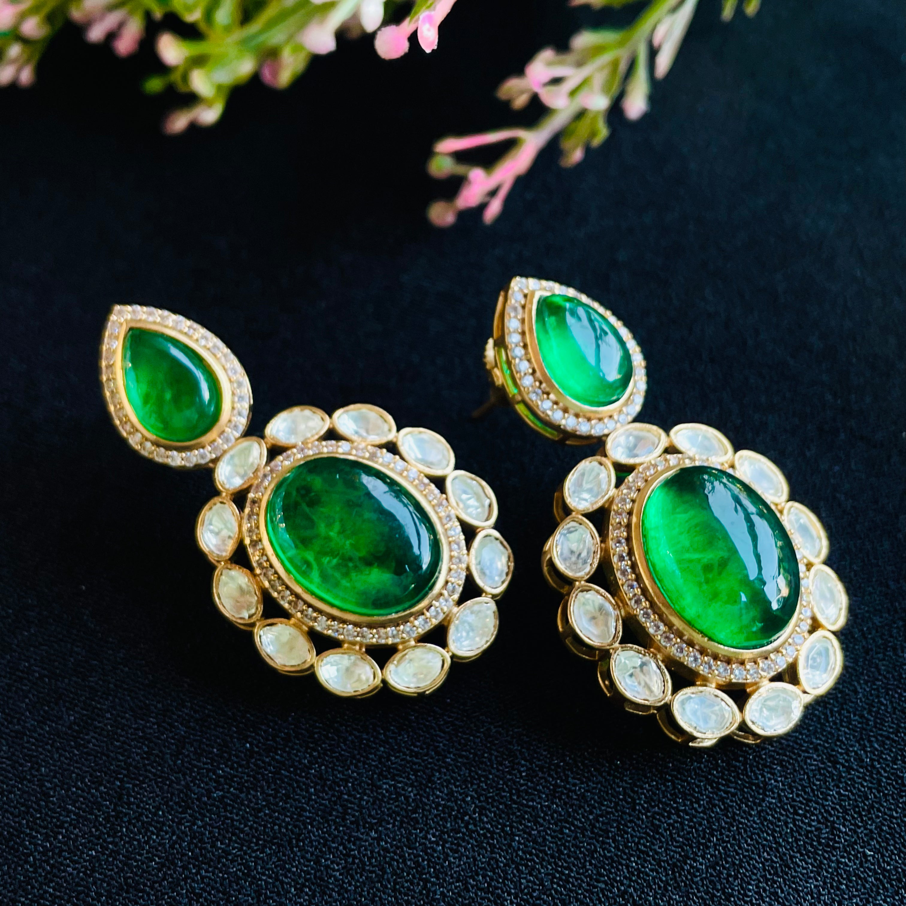 Nayaab deepa polki neckpiece