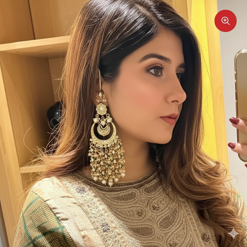 Nayaab Shreya Chandbali Earrings