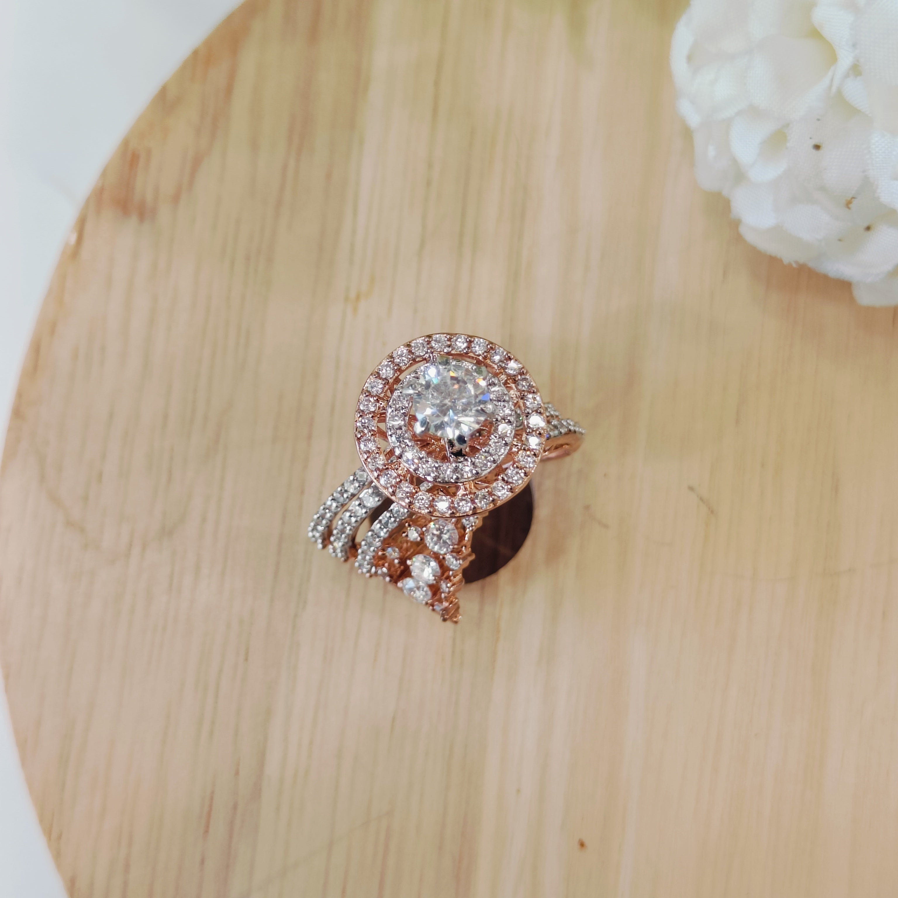 Vs sterling silver cocktail ring 180 11g