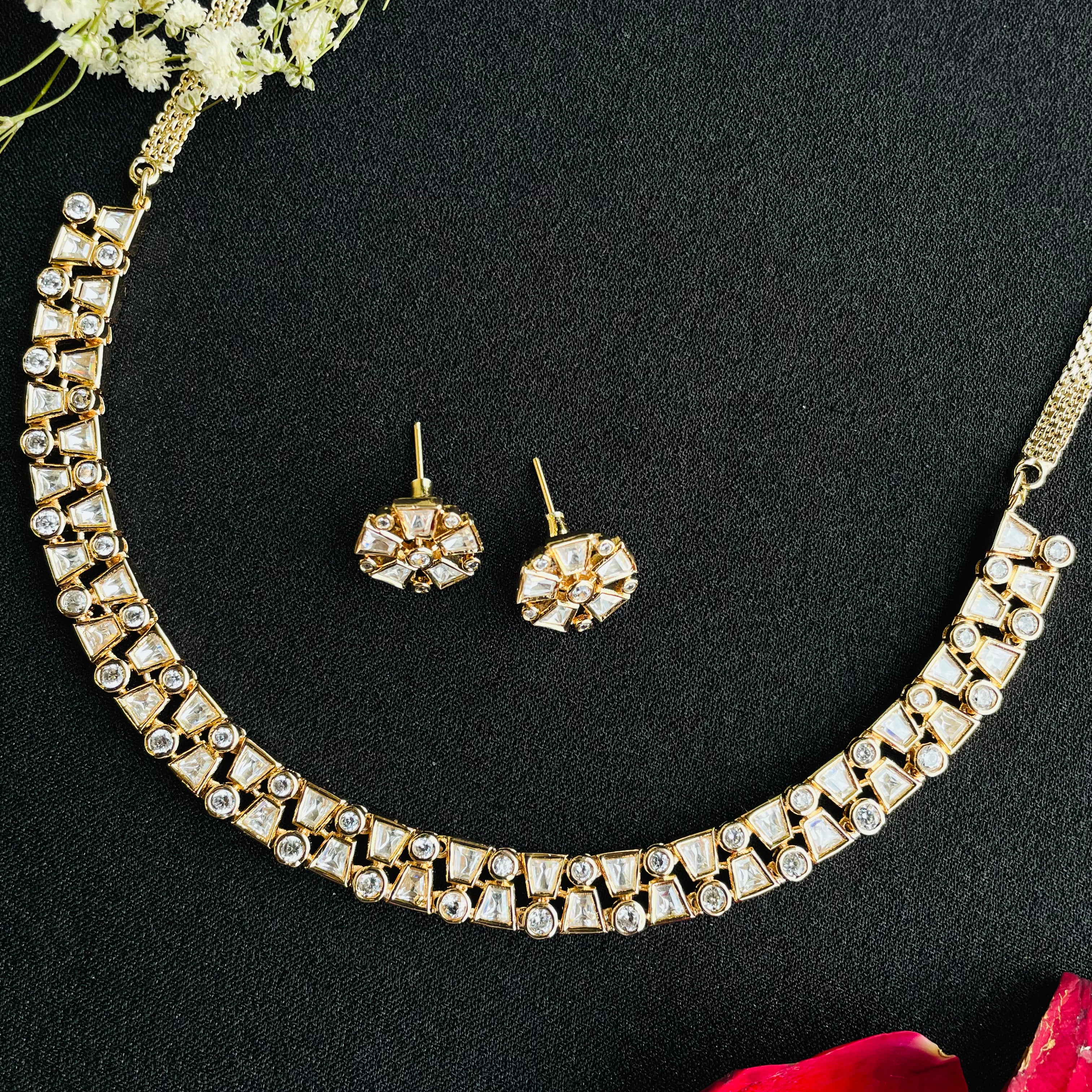 Nayaab arya polki neckpiece