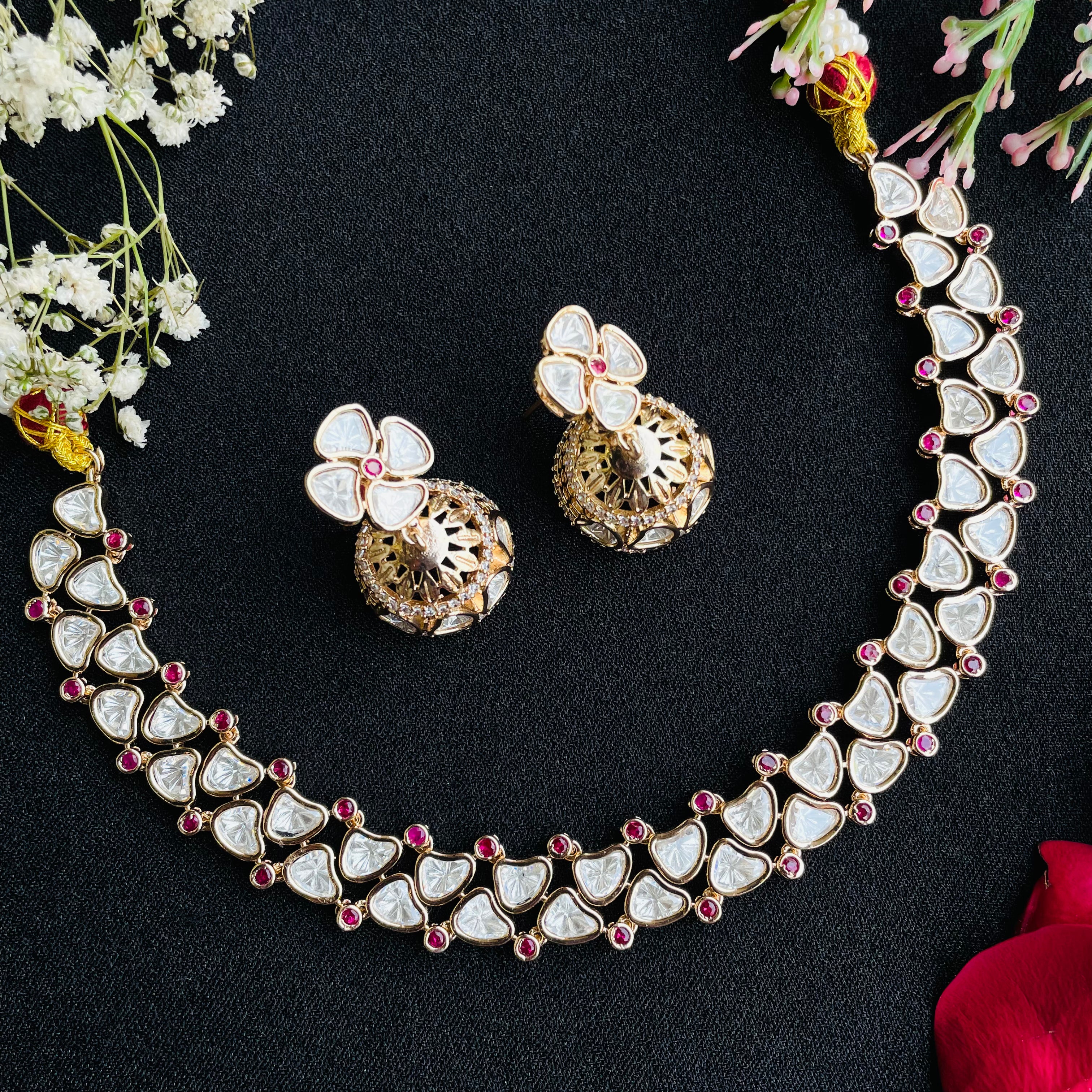 Nayaab Aditi polki neckpiece