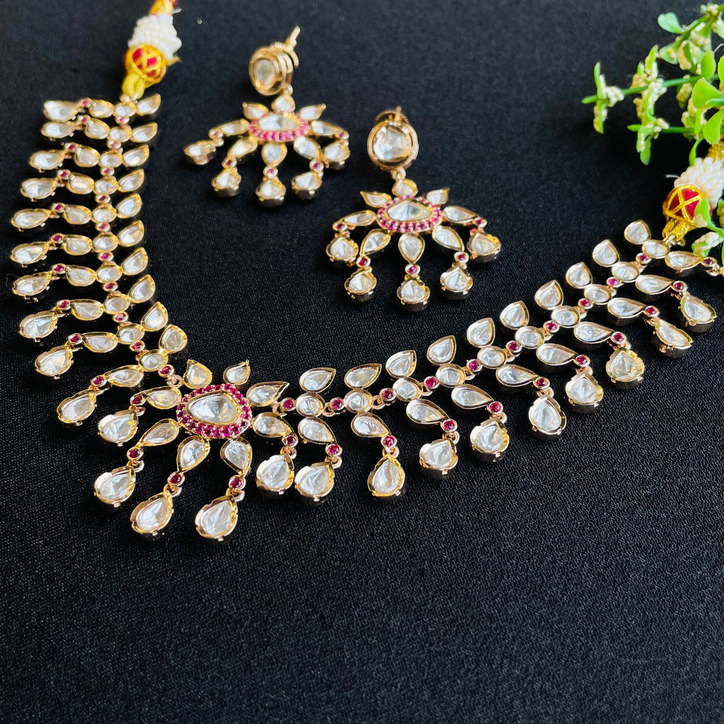 Nayaab Priya Polki Neckpiece