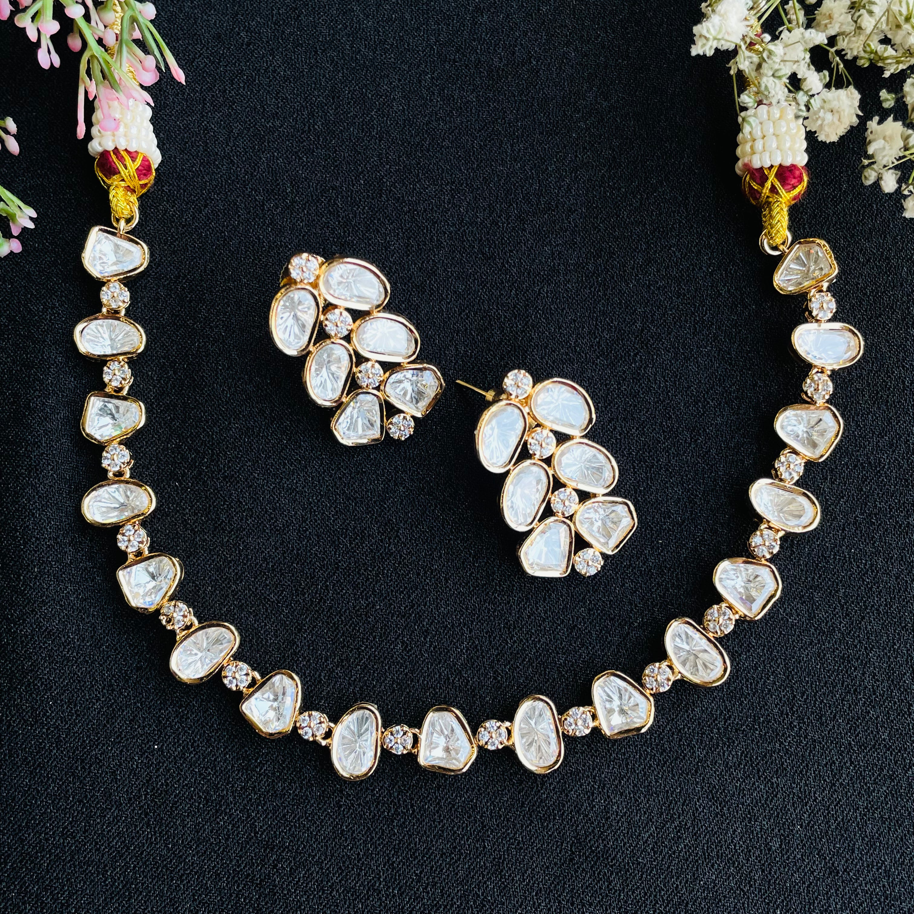 Nayaab aroshi Polki Neckpiece