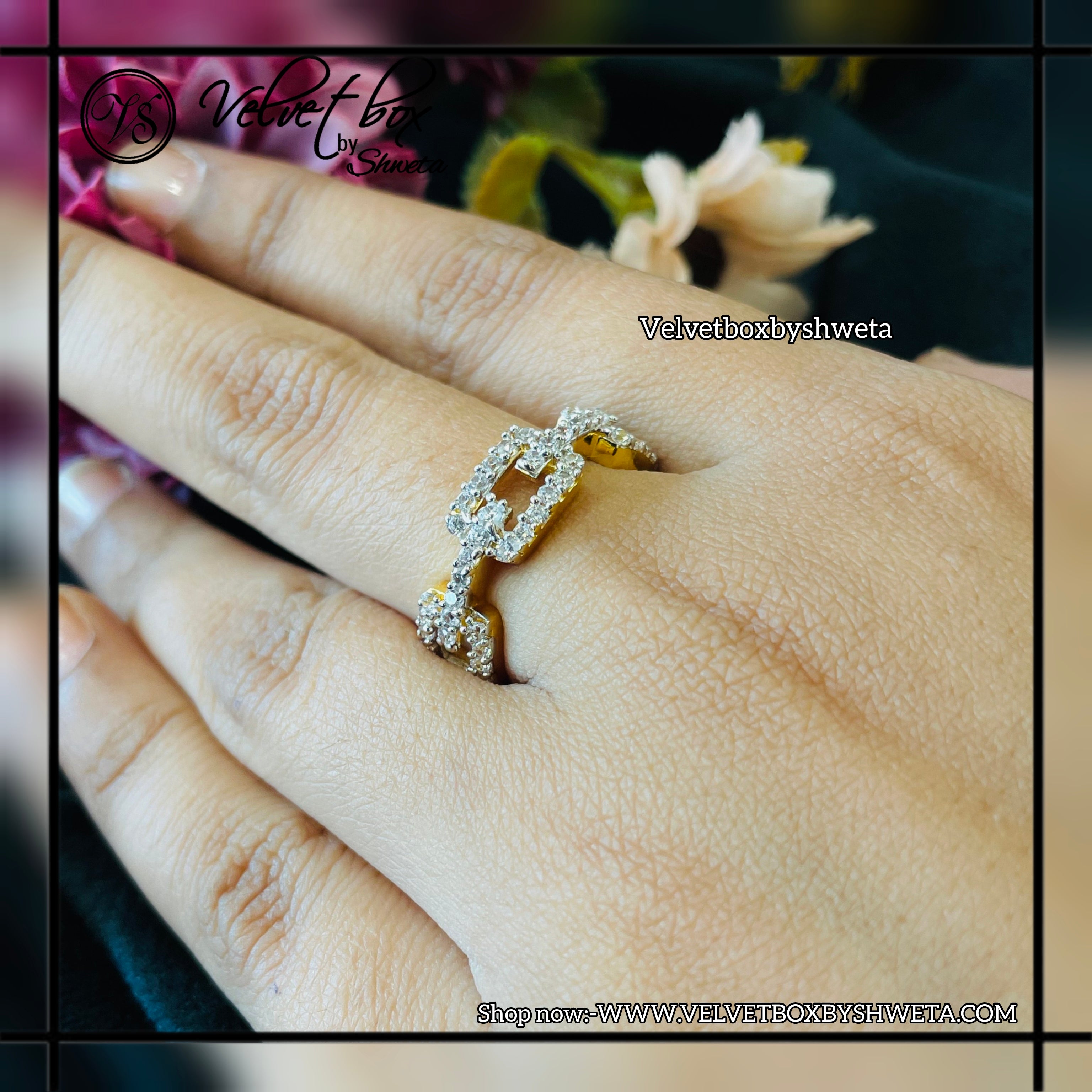 Vs sterling silver cocktail ring 213 3G