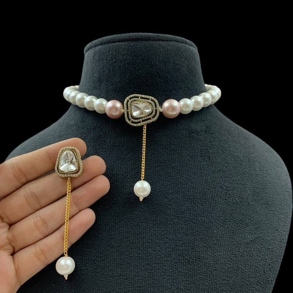 Nayaab Mahi Polki Neckpiece